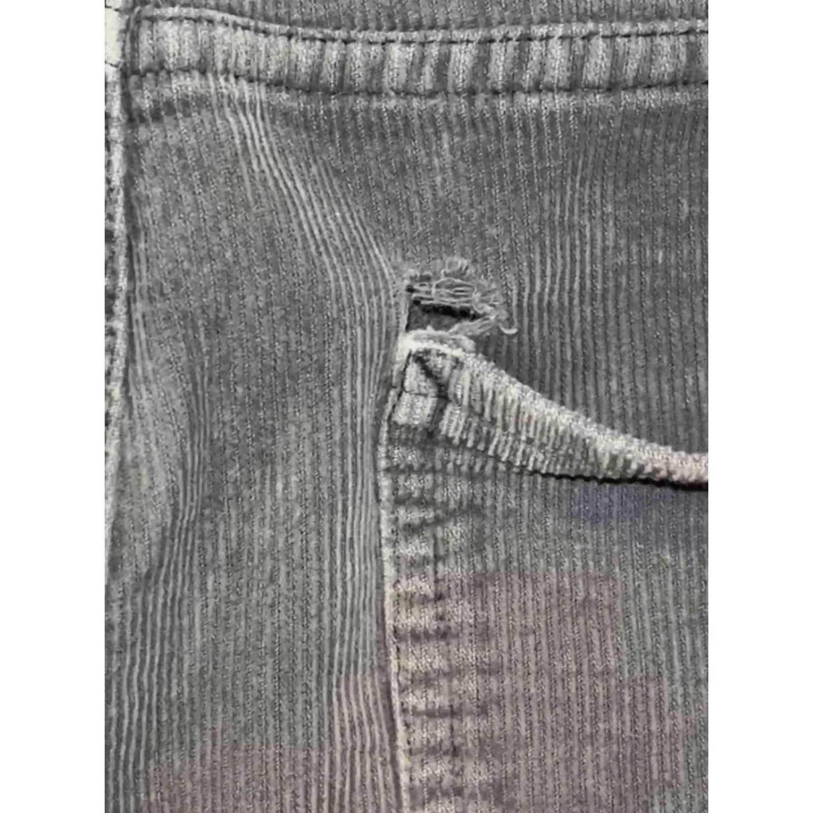Marine Layer Marine Layer Slim Straight Terry Cord 5 Pocket Pant Washed Black 30x32 Mens Vintage No Size US 30 / EU 46 - 7 Thumbnail