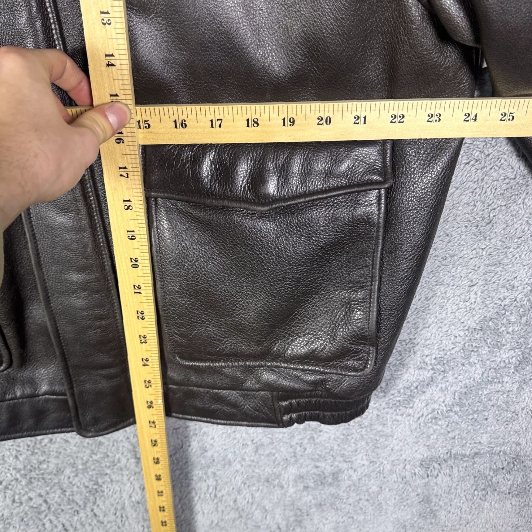 Jos. A. Bank Jos. A. Bank Jacket Men’s M Leather Full Zip Bomber Lined Removable Liner Brown Vintage? Size US M / EU 48-50 / 2 - 6 Thumbnail