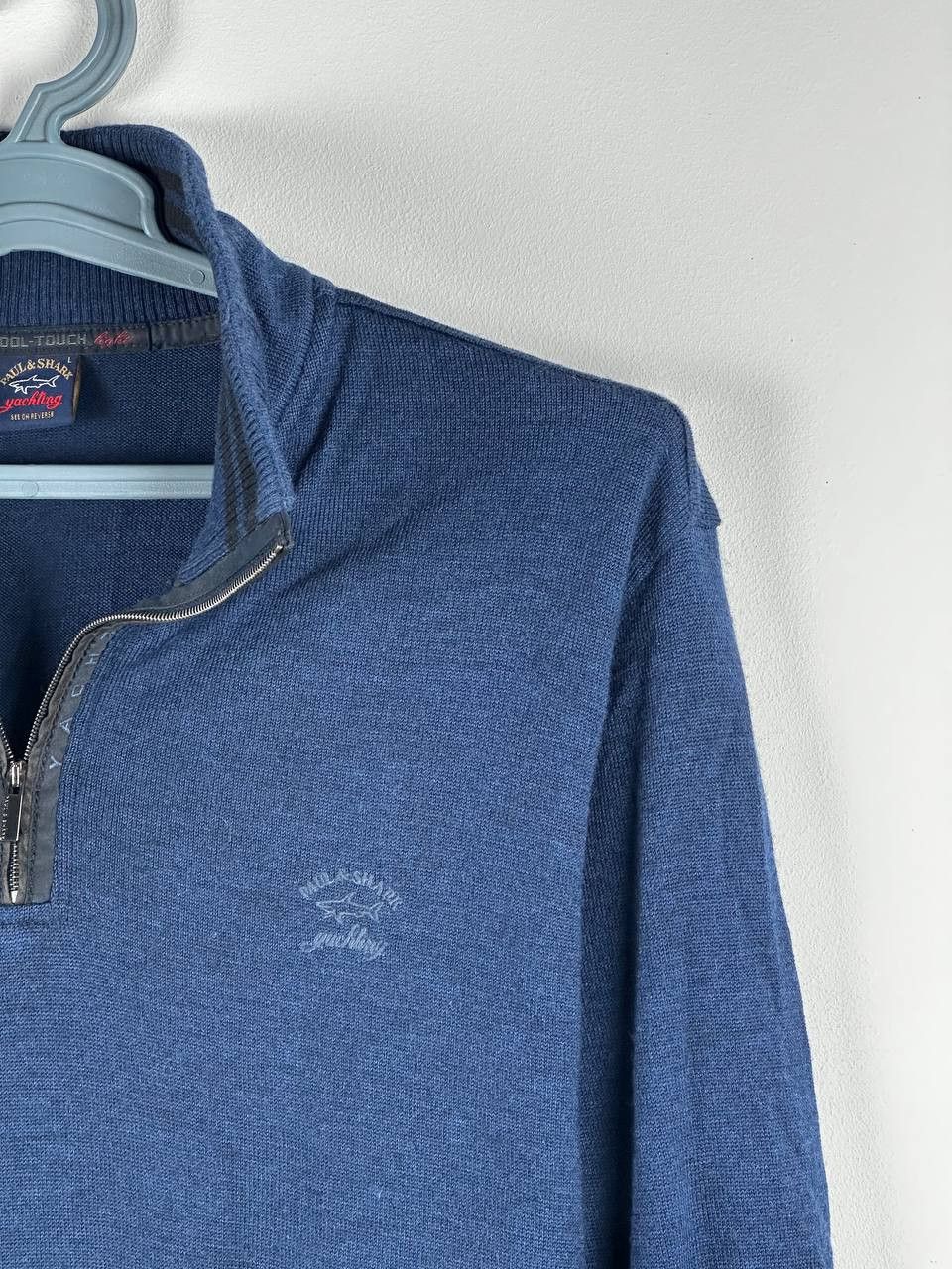 Paul & Shark Paul Shark Half Zip Pure Wool Sweater Mens Size L Size US L / EU 52-54 / 3 - 5 Thumbnail