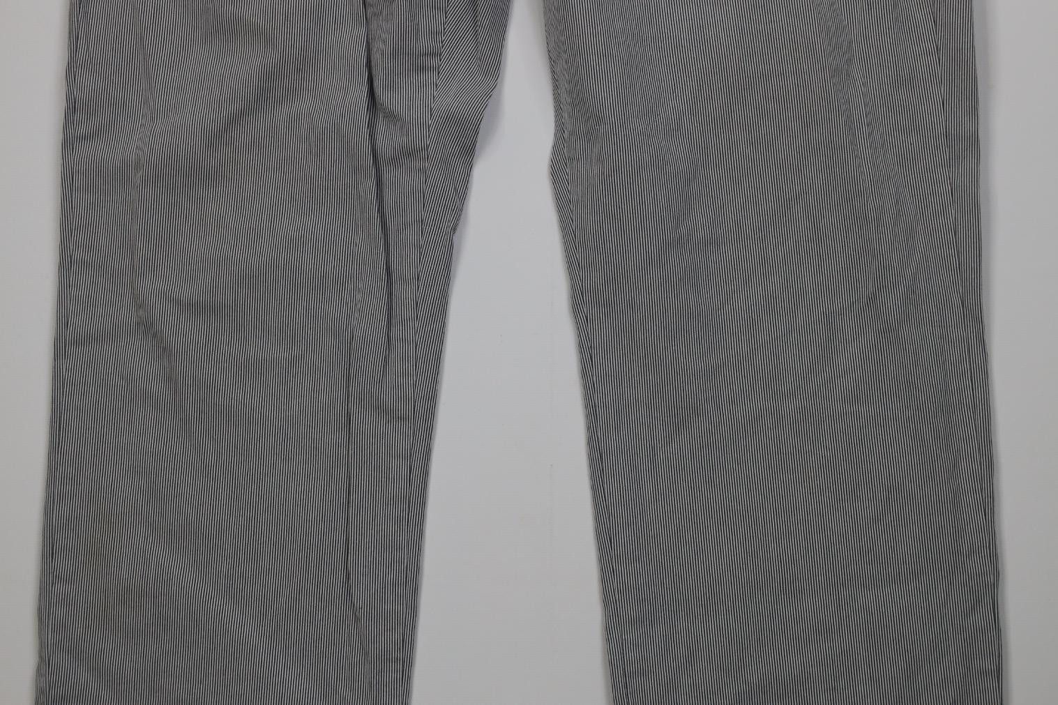 J.Crew Vintage Y2K J Crew Pinstriped Straight Leg Chino Pants Size US 33 - 3 Thumbnail