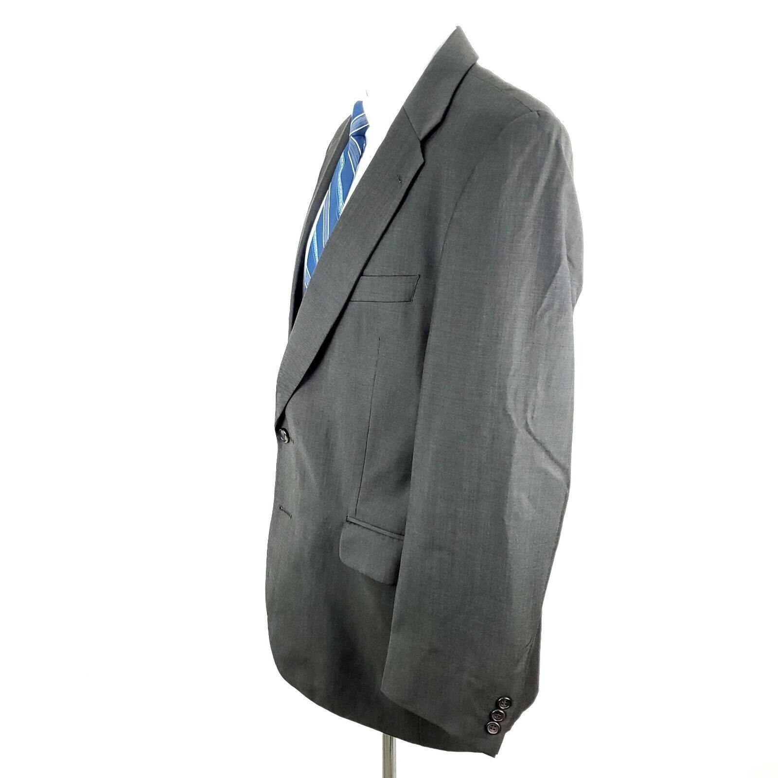 Savile Row Alexandre London Savile Row 40L 2 Button Brown Wool Silk 2 P Size 40L - 5 Thumbnail