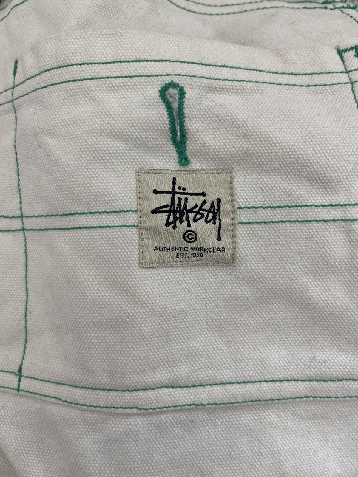 Stussy Stussy Wyatt overalls with green stitching Size 27" / US 4 / IT 40 - 7 Thumbnail