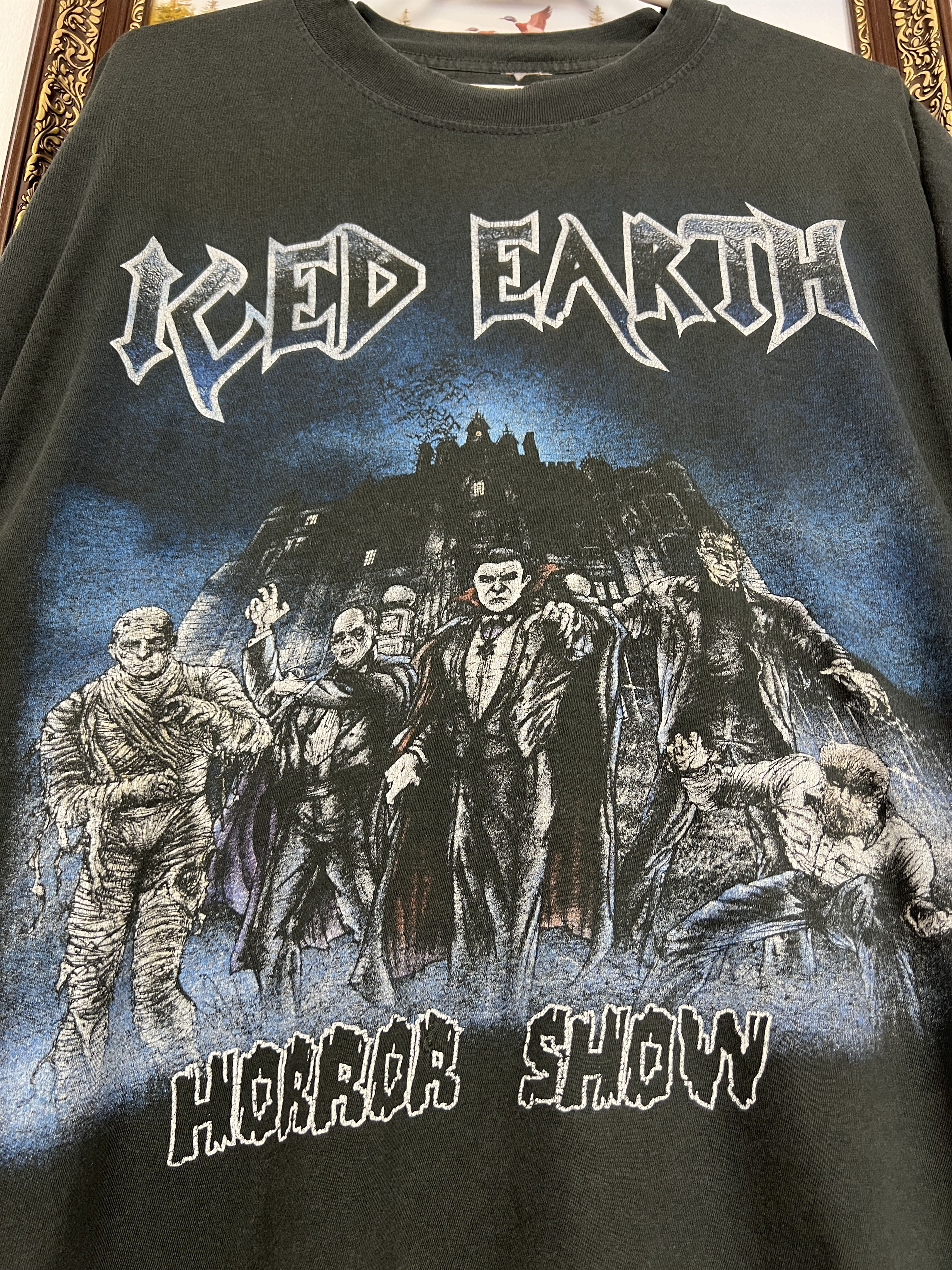 Vintage Vintage ICED EARTH Horror Show Shirt Band Tee Hype Size US M / EU 48-50 / 2 - 6 Thumbnail