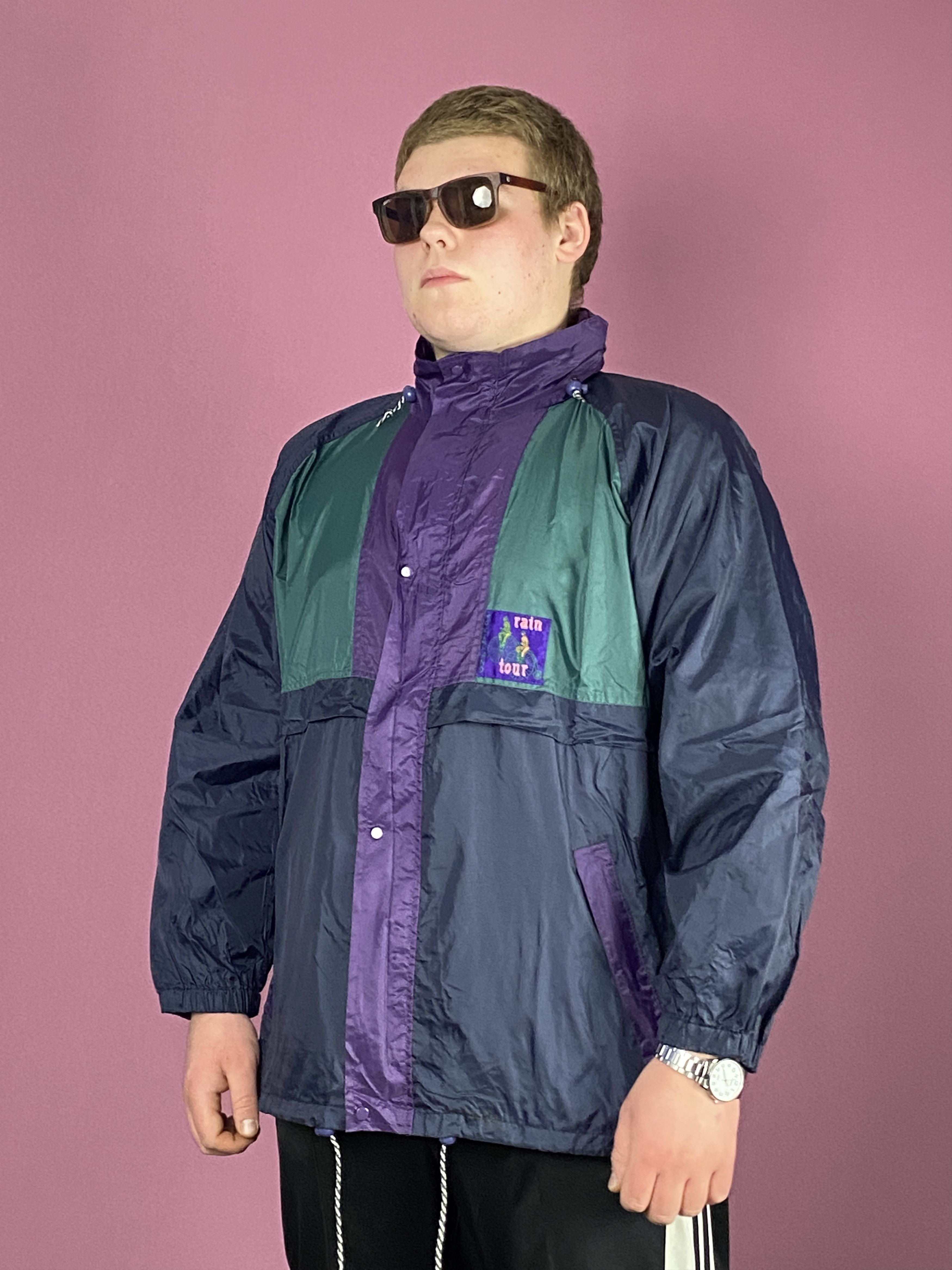 Vintage 90s Vintage Men's Rain Jacket - XL Size US XL / EU 56 / 4 - 2 Thumbnail