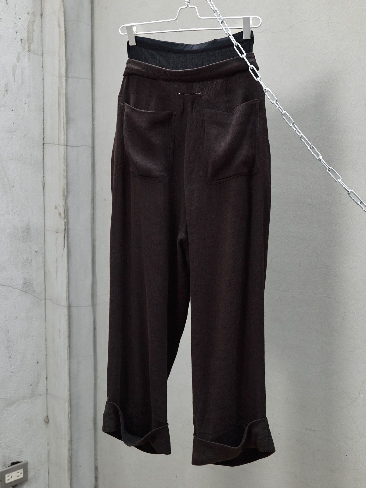 MM6 Maison Margiela MM6 Double Waist Low Crotch Pants Size 28" / US 6 / IT 42 - 4 Thumbnail