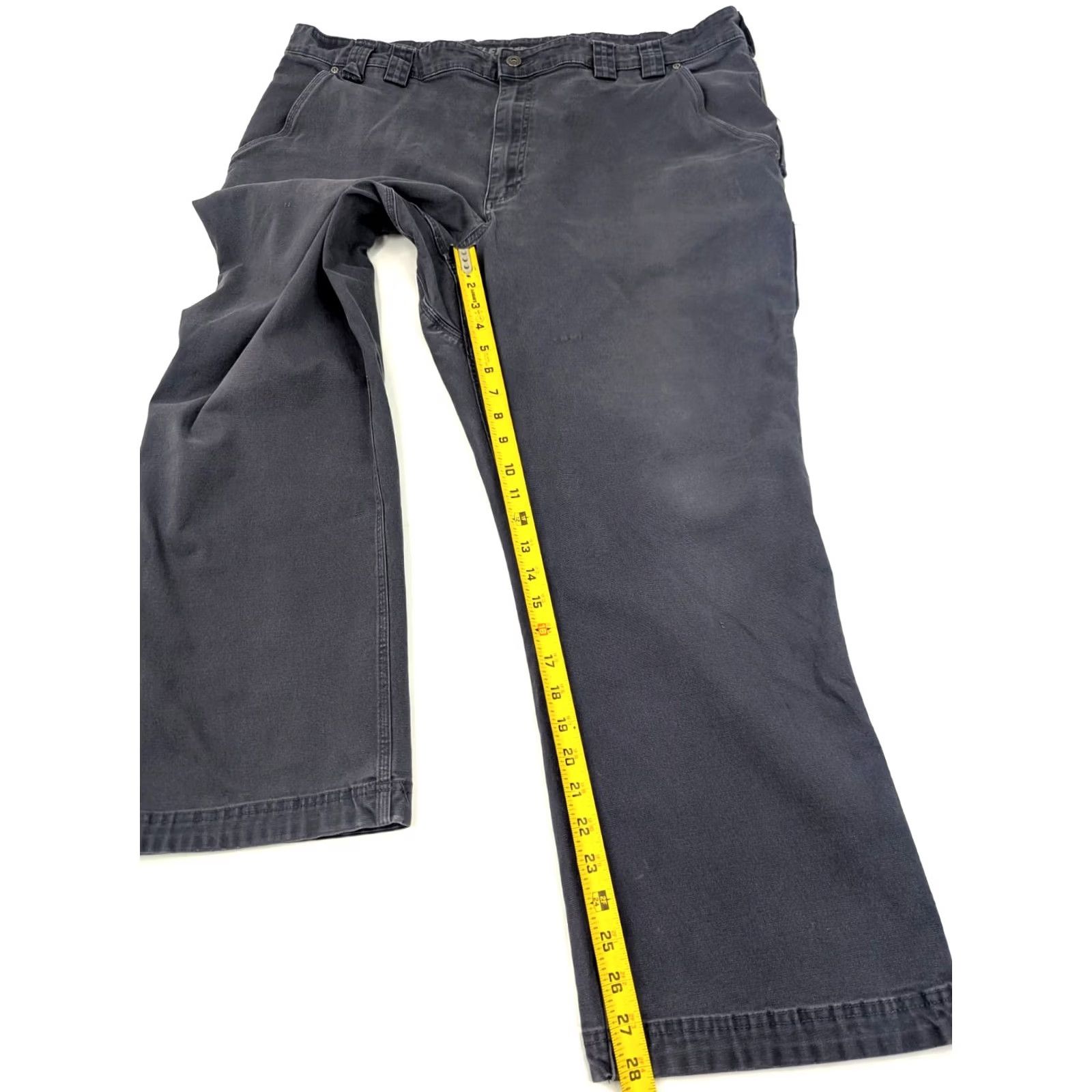 Vintage Duluth Trading Flex Fire Hose Relaxed Carpenter Pant Men 43 Gray Fire Hose Pant Relaxed Carpenter Duluth Men 43 Gray Size US 43 - 3 Thumbnail