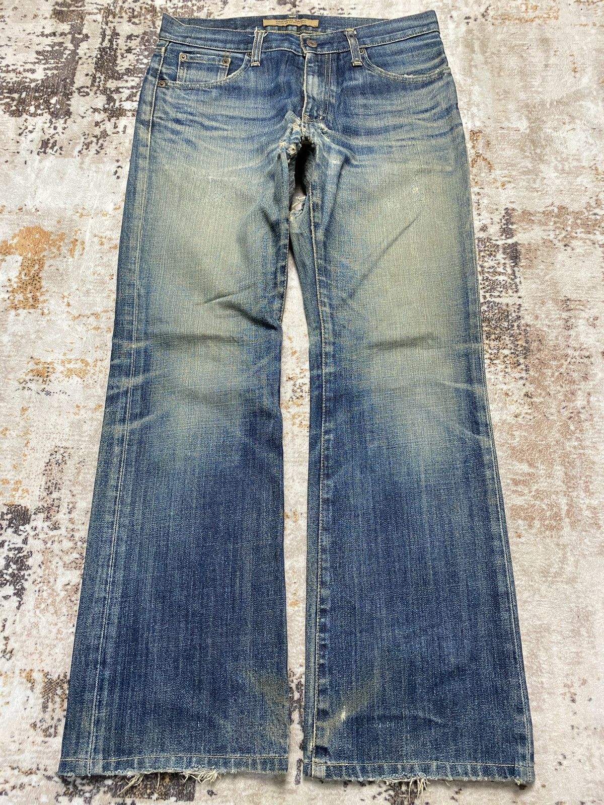 If Six Was Nine Rusty Low BootCut Jeans Size US 31 - 1 Thumbnail