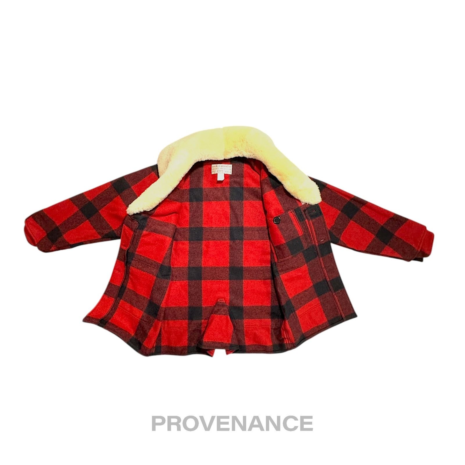 Filson 🔴 Filson Mackinaw Wool Packer Coat Red Black Plaid 38 S Size US S / EU 44-46 / 1 - 3 Thumbnail