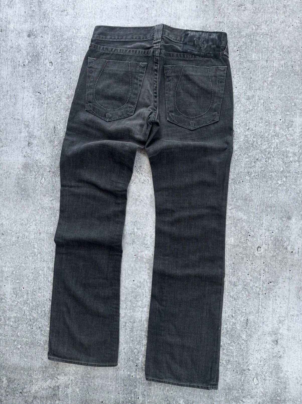 True Religion True Religion Vintage Y2K Denim Jeans Dark Gray Rare Size 32 Size US 32 / EU 48 - 11 Thumbnail