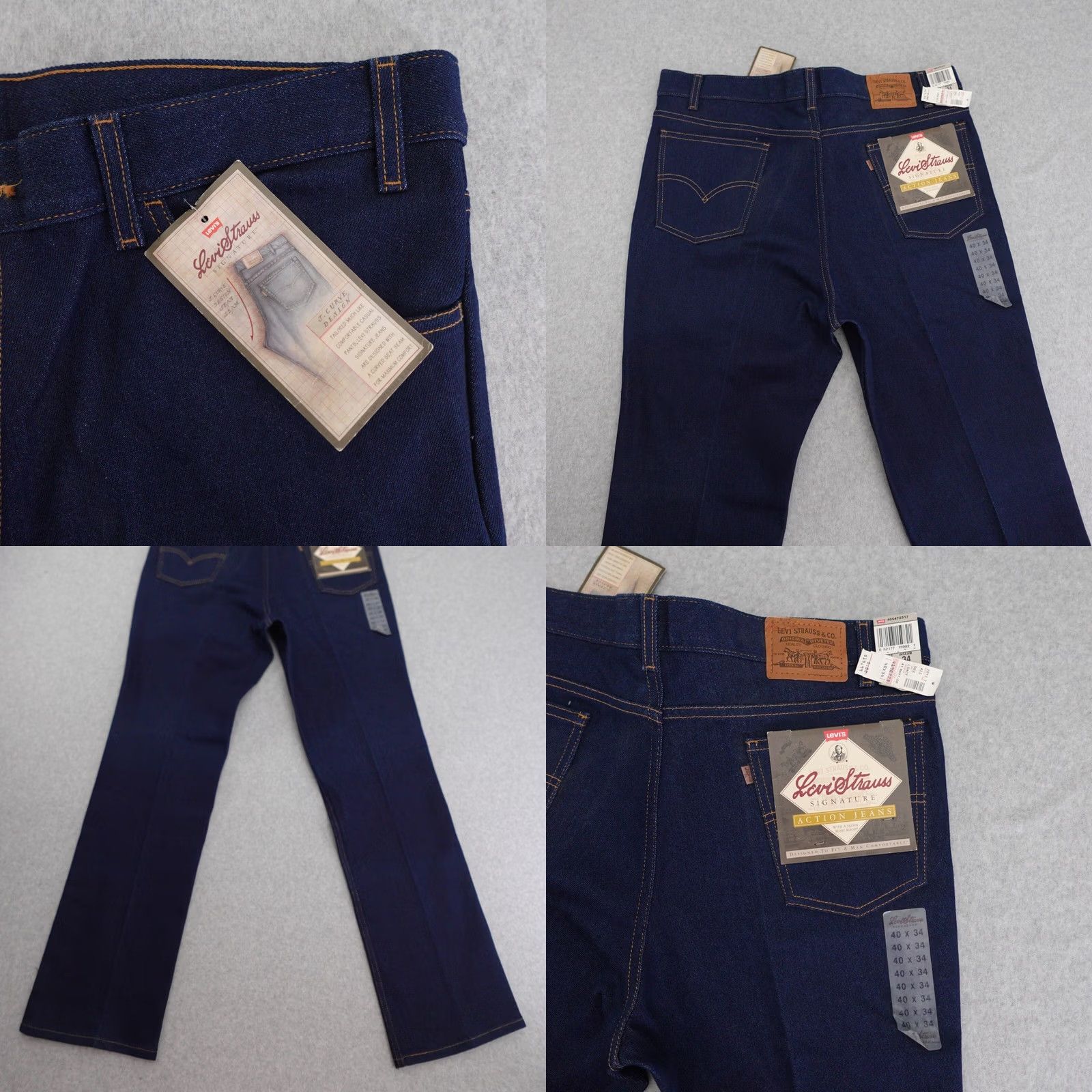 Levi's VINTAGE Levi's Jeans Main Selling Point Denim 40x34 90s Dark Wash Blue 40 Mens Jeans Mens Size US 40 / EU 56 - 9 Thumbnail