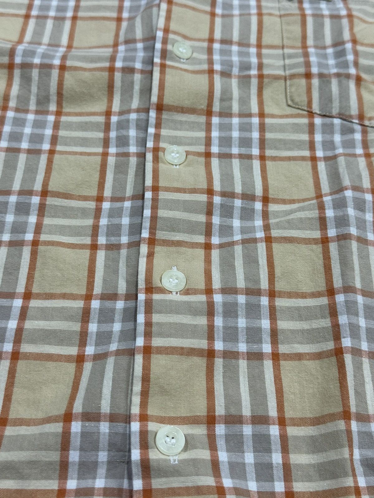 Stussy 1990-Vintage Stussy Burberry NovaCheck Monogram Shirt Size US L / EU 52-54 / 3 - 11 Thumbnail