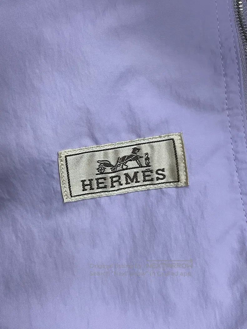 Hermes Hermes Purple Trench Coat, Loose Fit Size US M / EU 48-50 / 2 - 3 Thumbnail