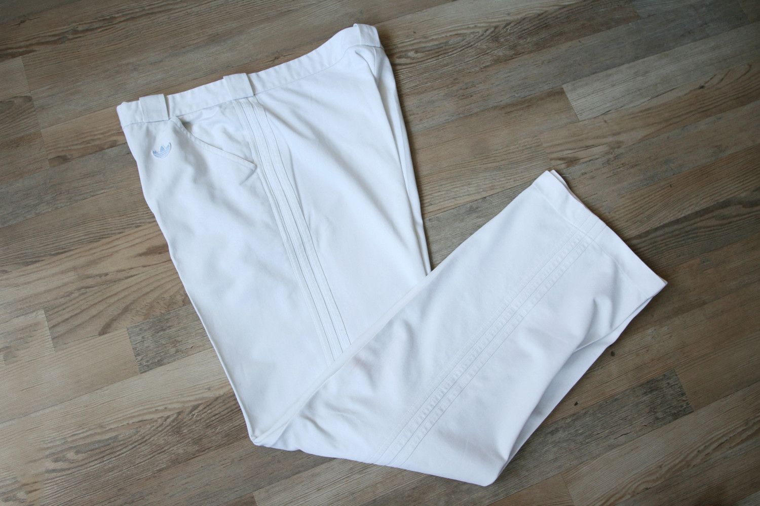 Adidas Vintage Adidas 80s Made in France White ATP Pants 32 Size US 32 / EU 48 - 2 Thumbnail