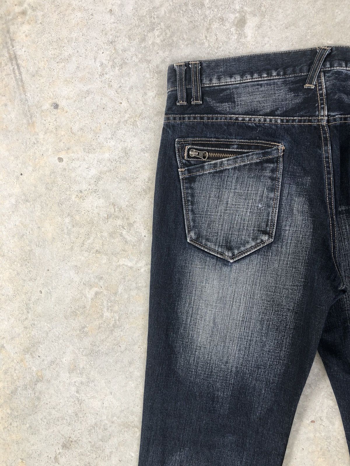 PPFM PPFM Distressed Jeans Size US 33 - 9 Thumbnail