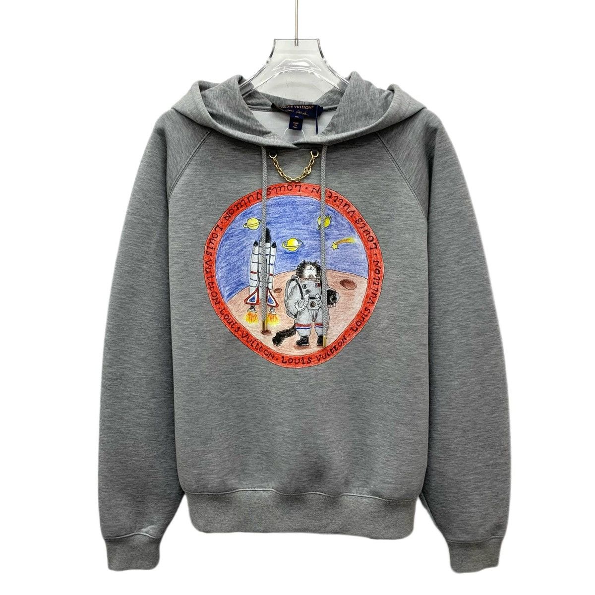 Louis Vuitton Louis Vuitton Cotton Hooded Drawstring Sweatshirt K26WX Size XS / US 0-2 / IT 36-38 - 1 Thumbnail