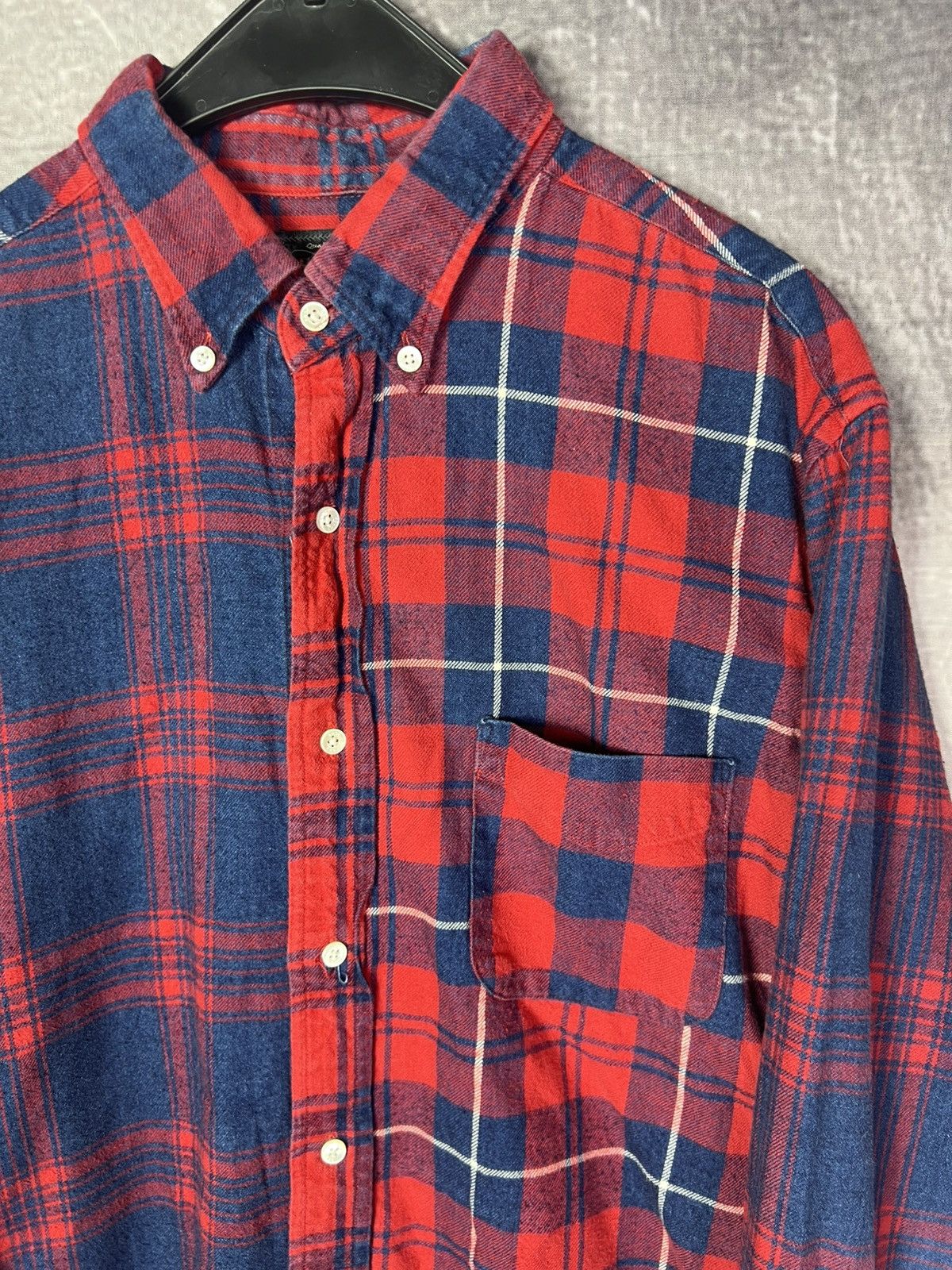 Beams Japan Beams Japan Tartan Pattern Patchwork Flannel Shirt Size US L / EU 52-54 / 3 - 6 Thumbnail