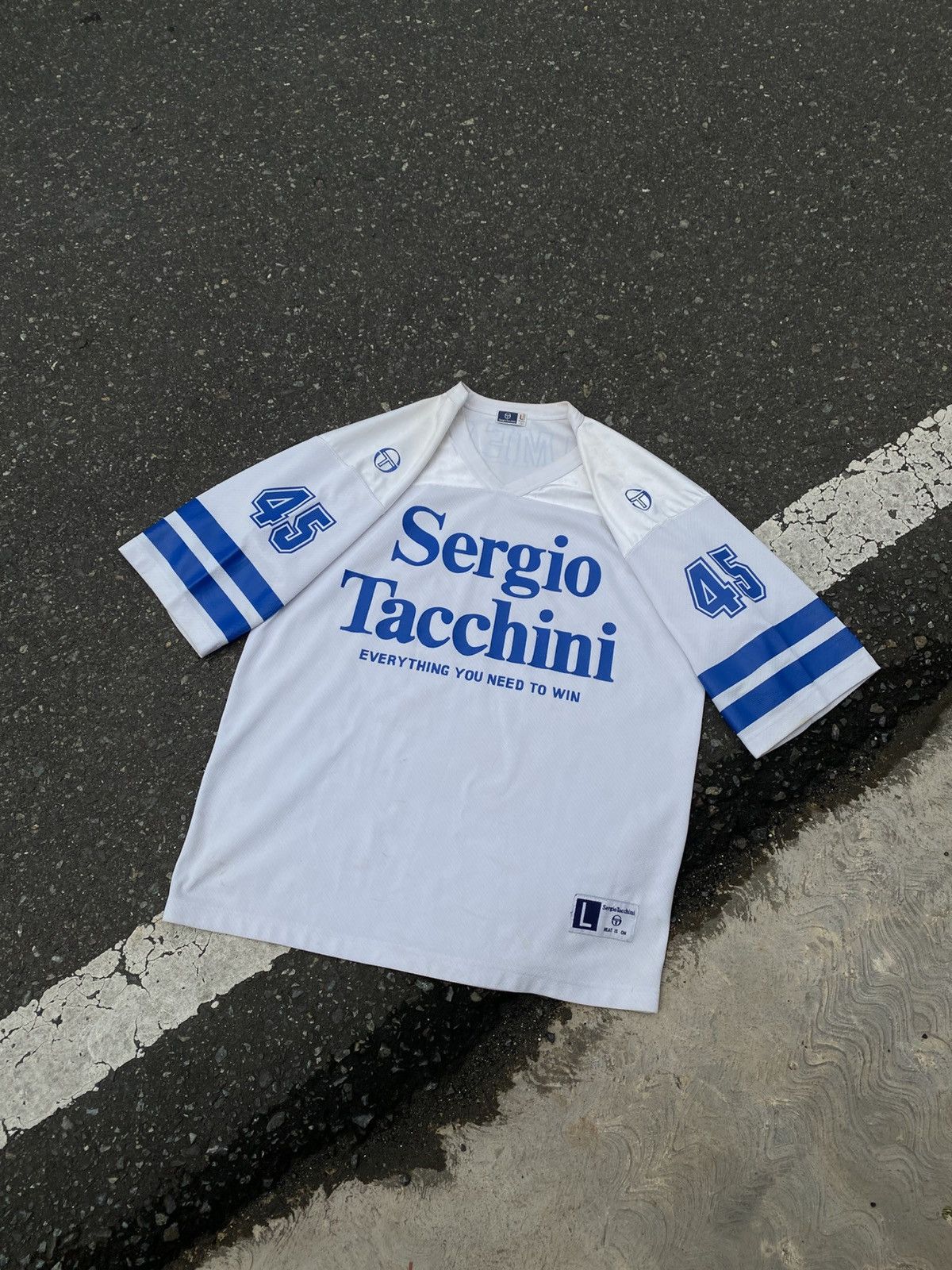 Sergio Tacchini VINTAGE JERSEY SERGIO TACCHINI Size US XL / EU 56 / 4 - 3 Thumbnail