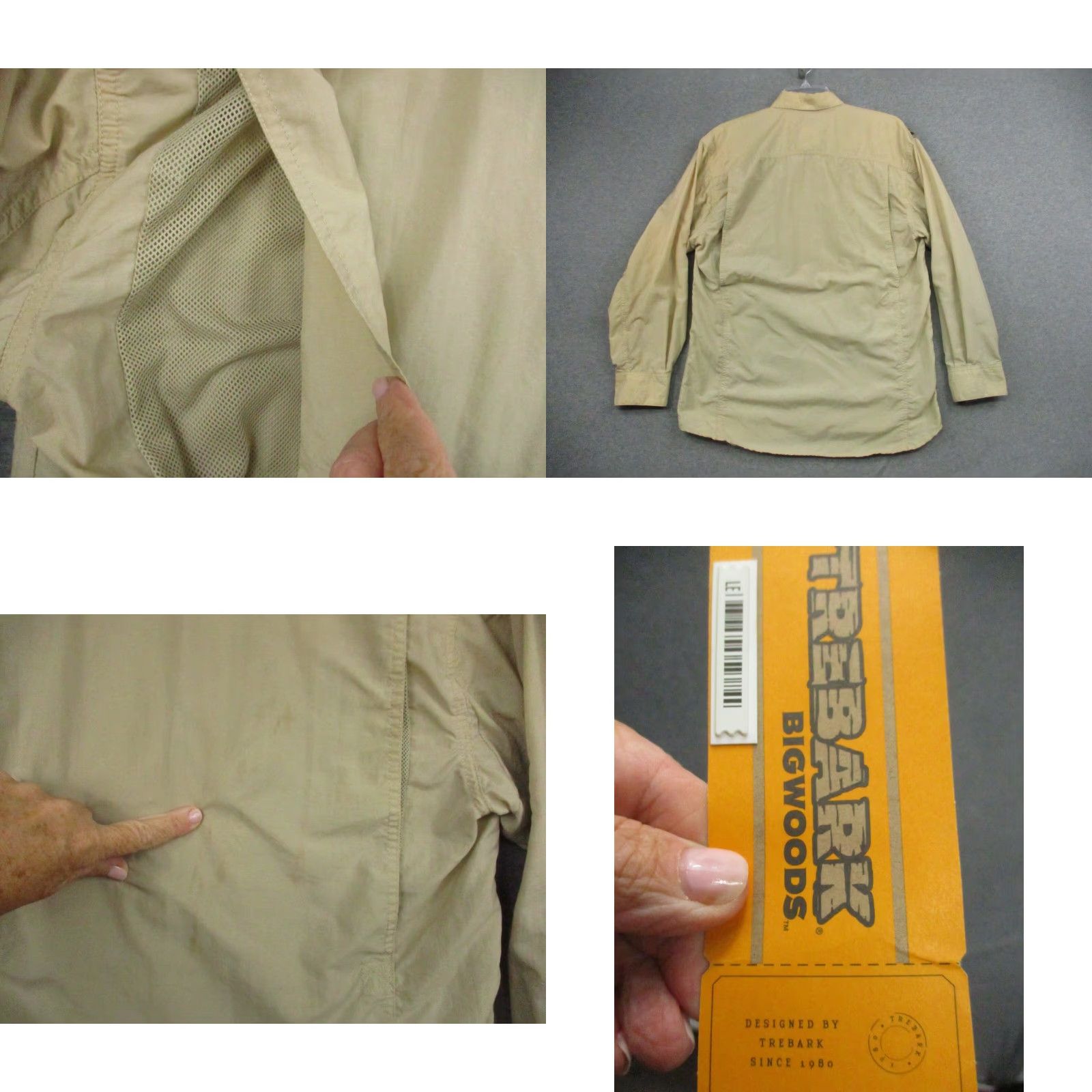 Vintage Camo Ridge Hunting Shirt Medium Men's Camouflage Khaki Button-Up Long Sleeve Blue? Size US M / EU 48-50 / 2 - 8 Thumbnail