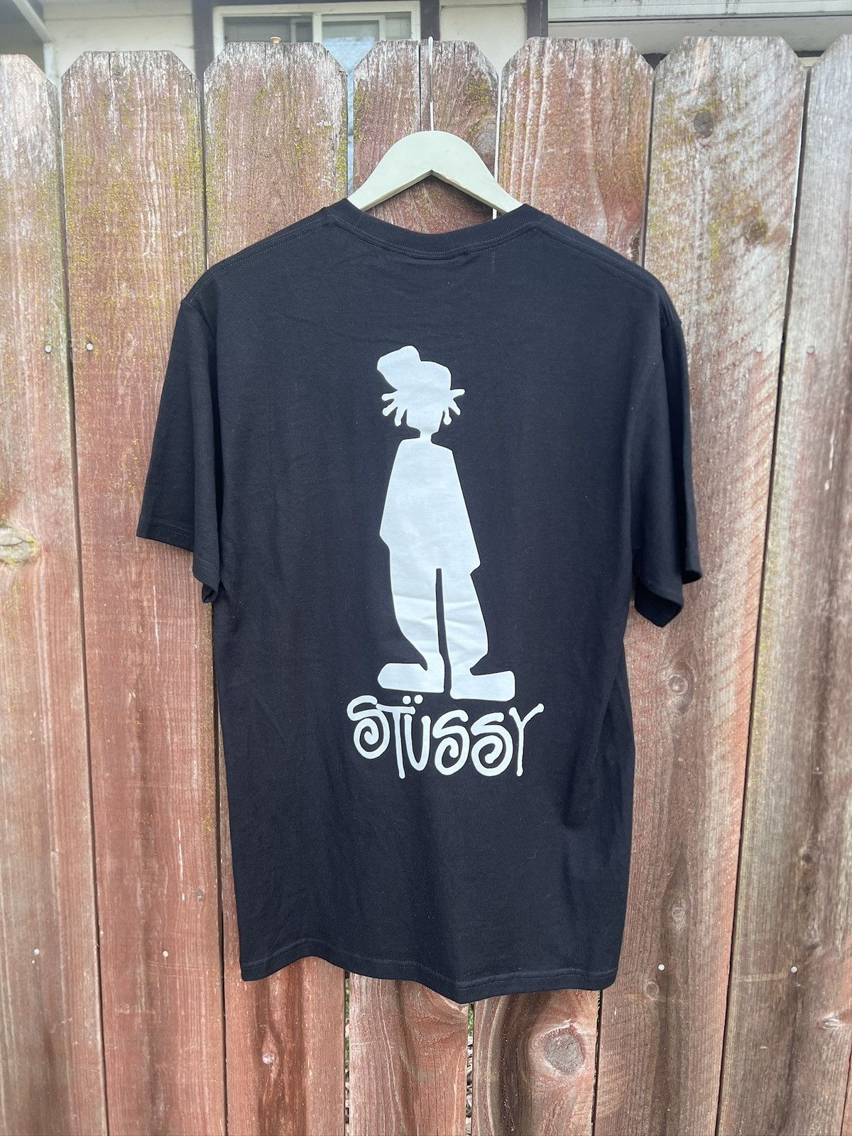 Stussy RARE Stussy Stickman Black Tee Size US M / EU 48-50 / 2 - 1 Thumbnail