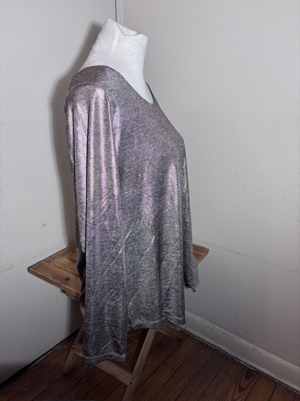 Other G by Giuliana Metallic Gold Top Size XL / US 12-14 / IT 48-50 - 5 Thumbnail