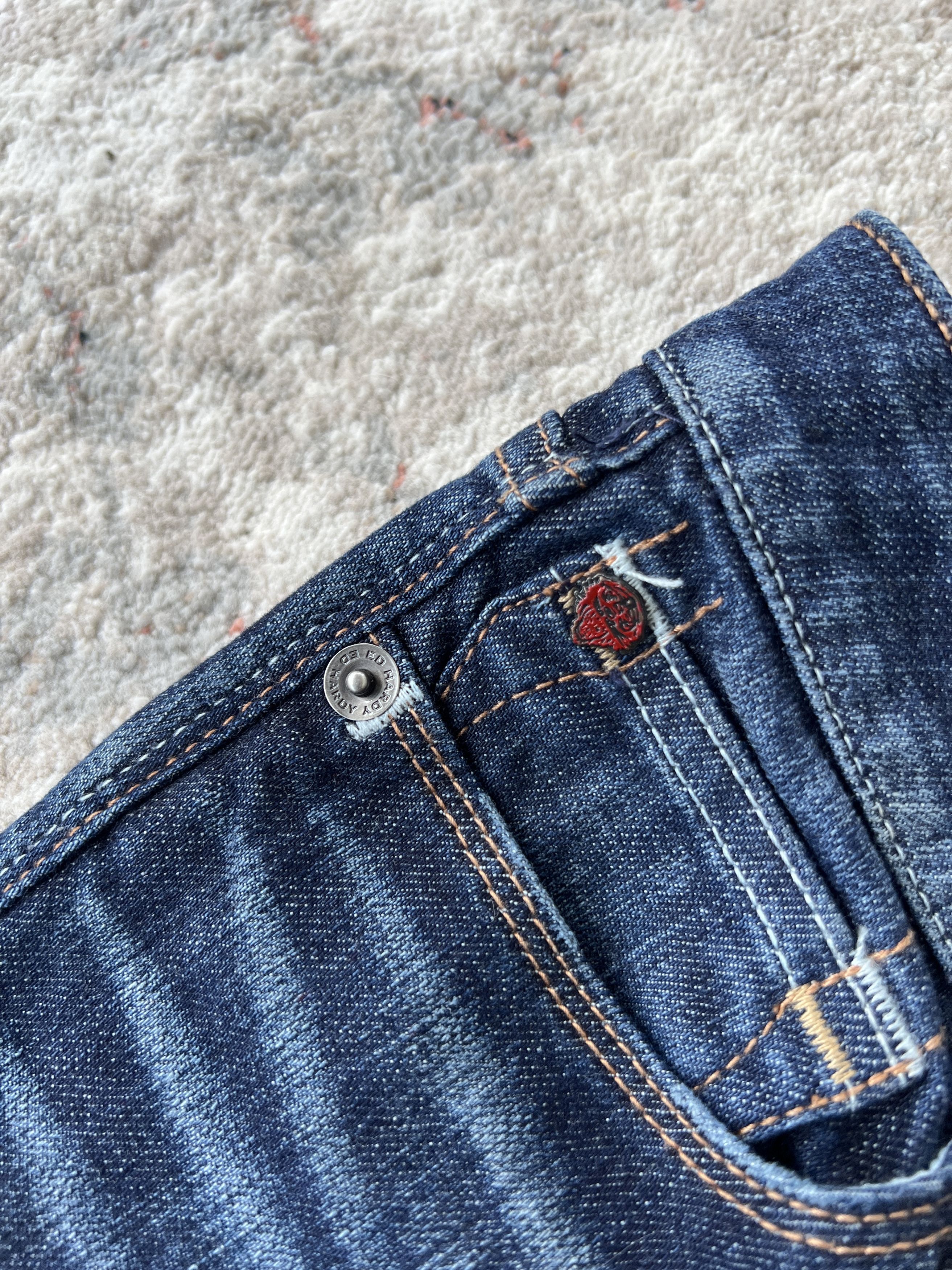 Christian Audigier × Ed Hardy Ed Hardy By Christian Audigier White Label Jeans Size 28" / US 6 / IT 42 - 9 Thumbnail