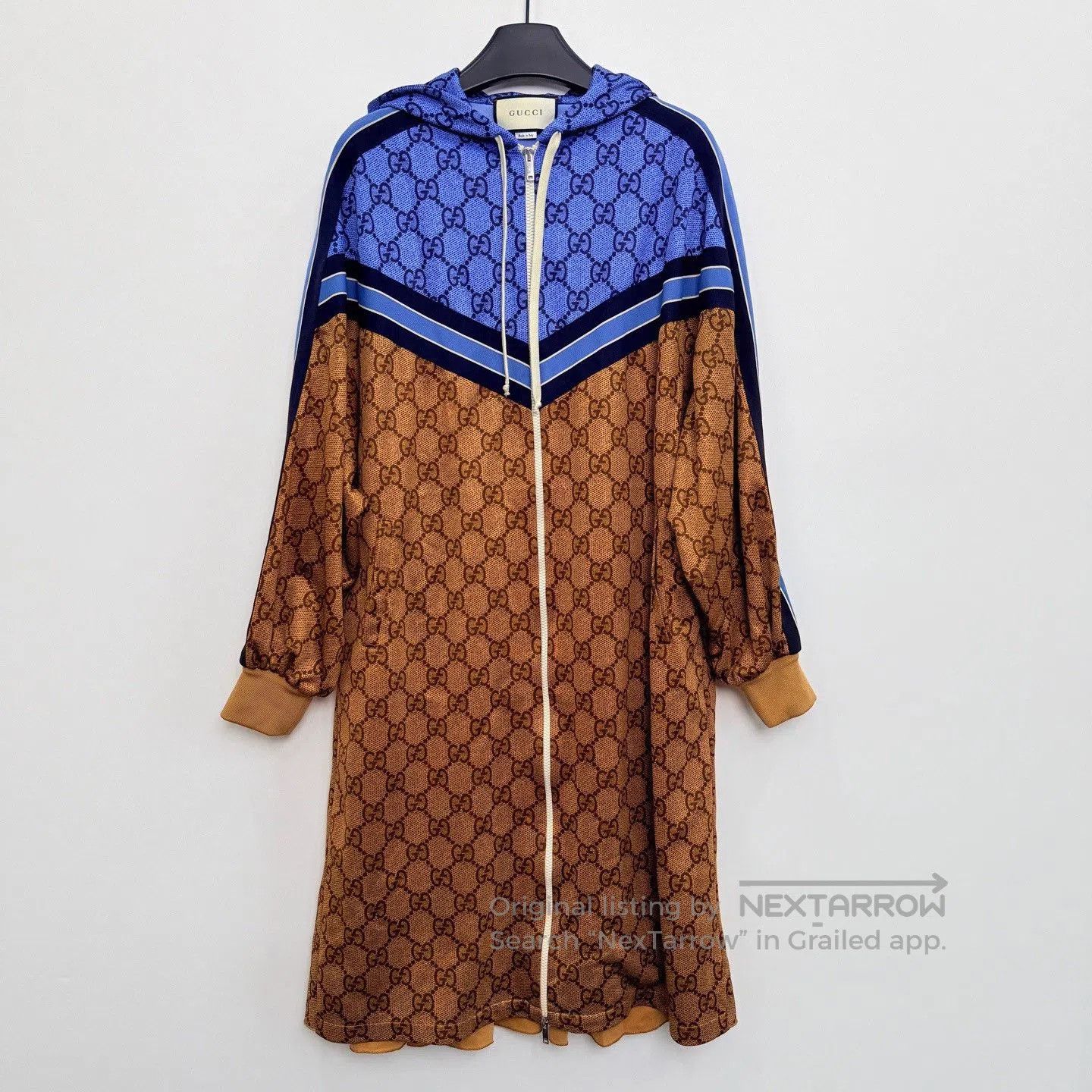 Gucci Gucci Logo Colorblock Hooded Coat. Size XS / US 0-2 / IT 36-38 - 1 Thumbnail