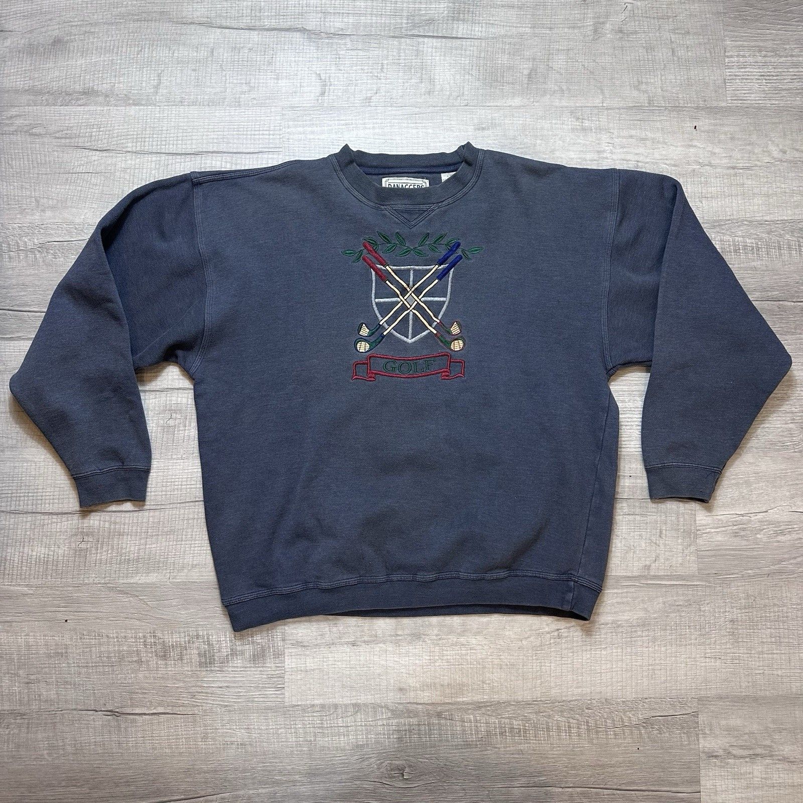 Vintage Vintage Danaggers Mens Golf Crewneck Sweatshirt XL Blue Size US XL / EU 56 / 4 - 1 Thumbnail