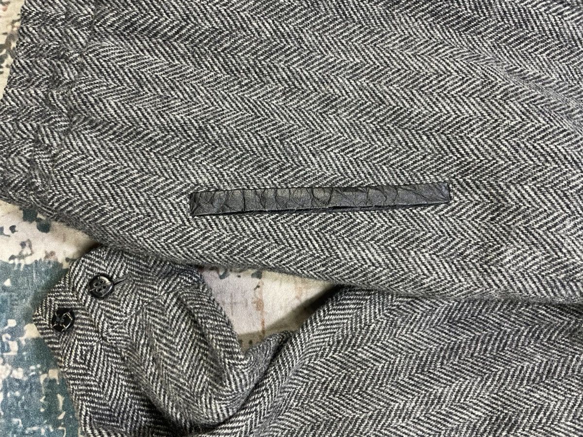 Luciano Barbera Luciano Barbera Herringbone Tweed Wool Bombers Size US L / EU 52-54 / 3 - 11 Thumbnail