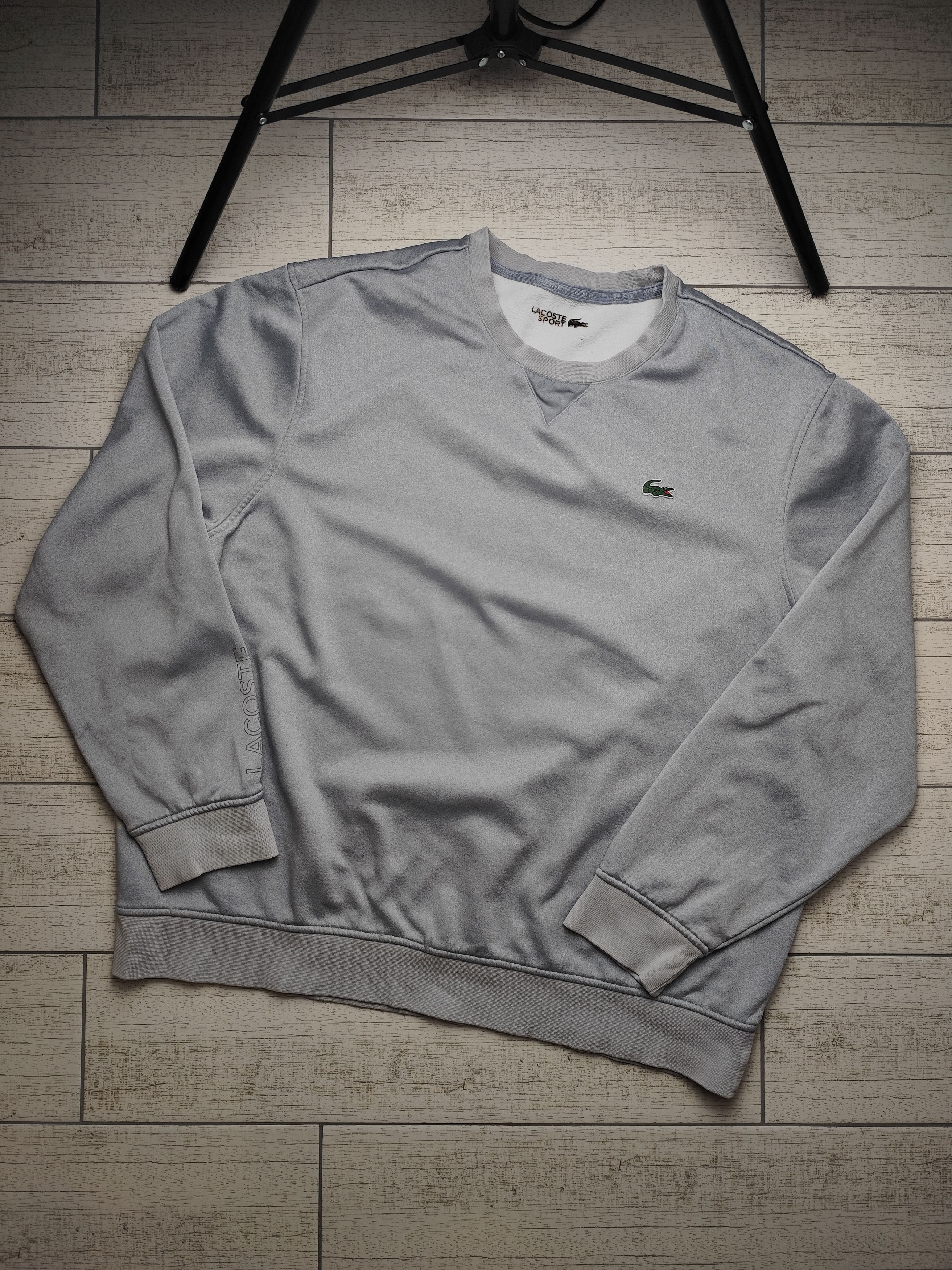 Lacoste × Vintage Vintage streetwear y2k luxury Lacoste Crewneck Sweatshirt Size US XL / EU 56 / 4 - 1 Thumbnail
