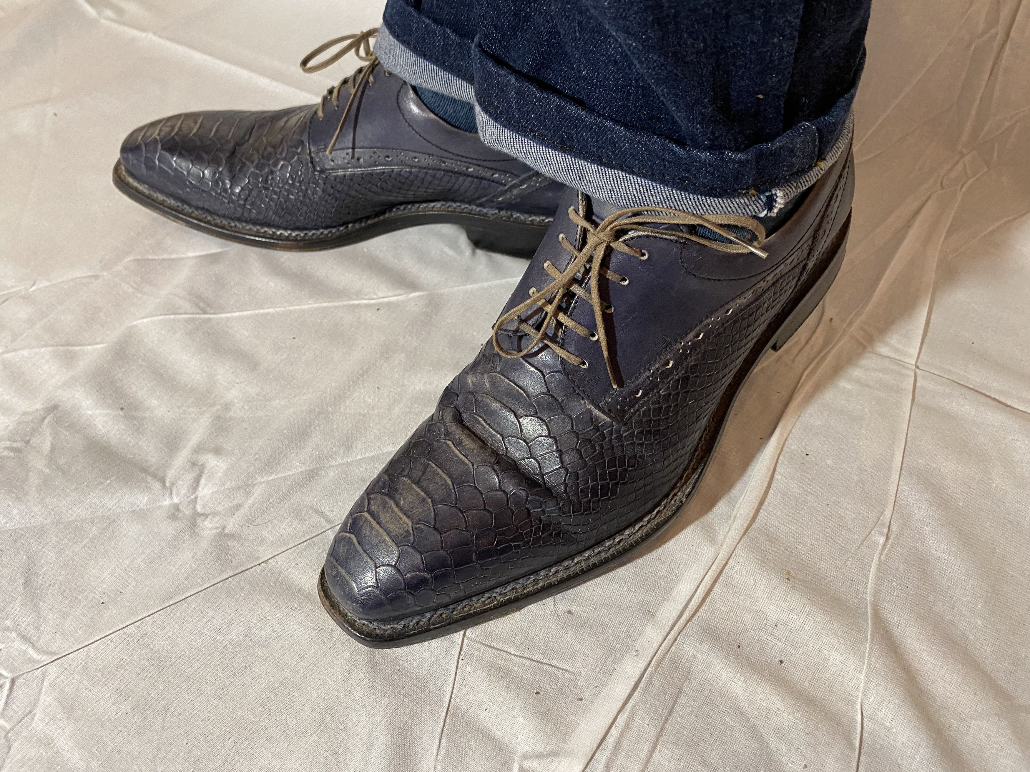 Vintage Designer Shoes Python By Konstantin Starke New York Size US 8.5 / EU 41-42 - 4 Thumbnail