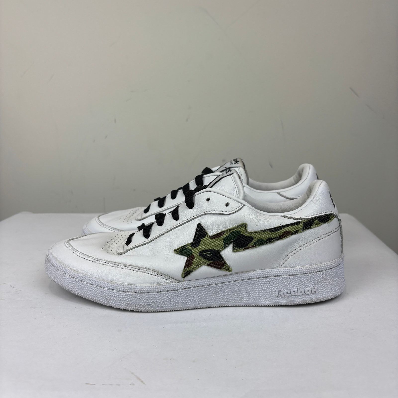 Bape × Reebok Bape A Bathing Ape Reebok Club C 85 Sneakers Shoes 7.5 Size US 7.5 / EU 40-41 - 5 Thumbnail