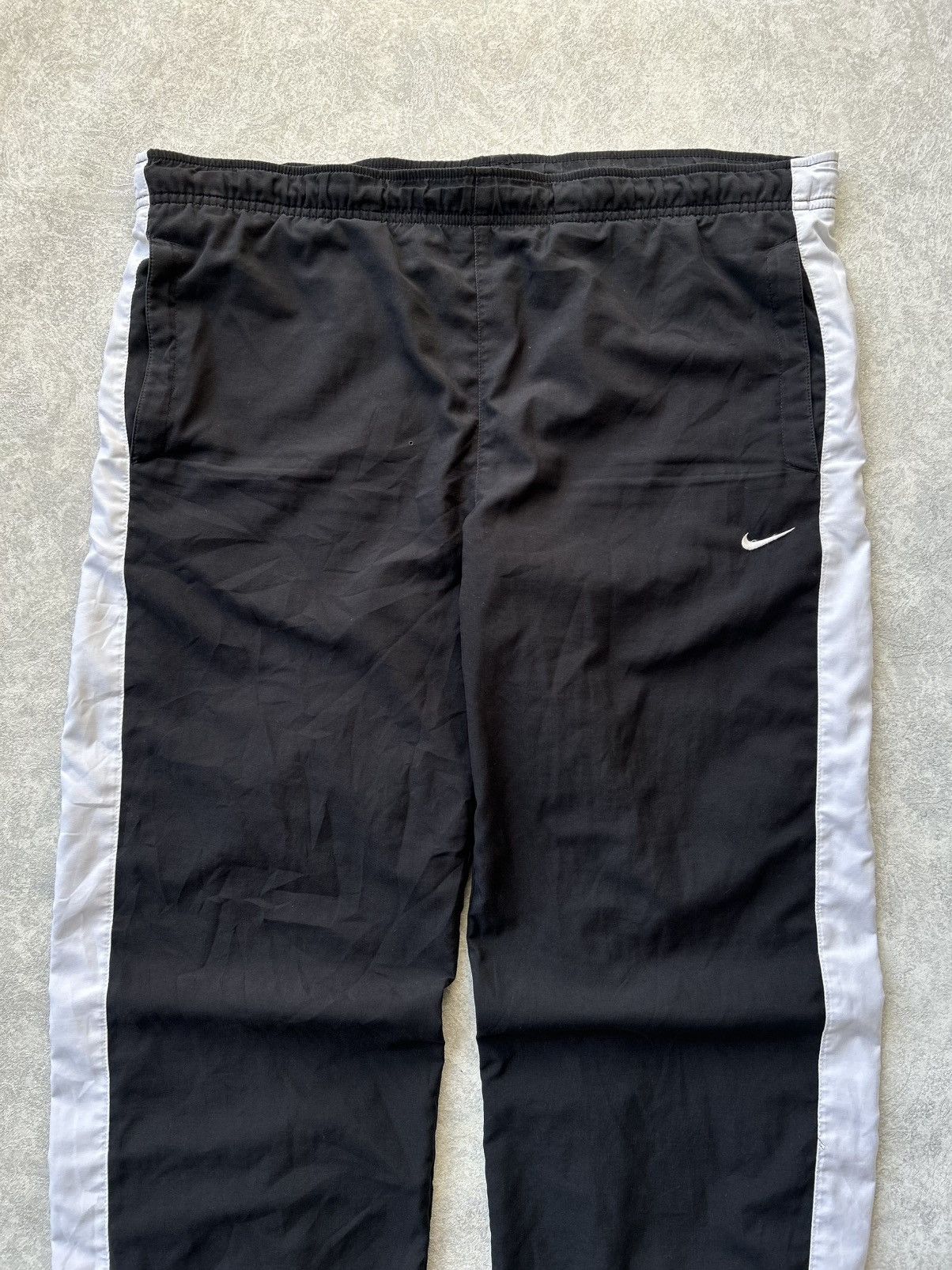Nike Vintage 00s Nike Y2K Drill Baggy Parachute Track Pants Size US 32 / EU 48 - 2 Thumbnail