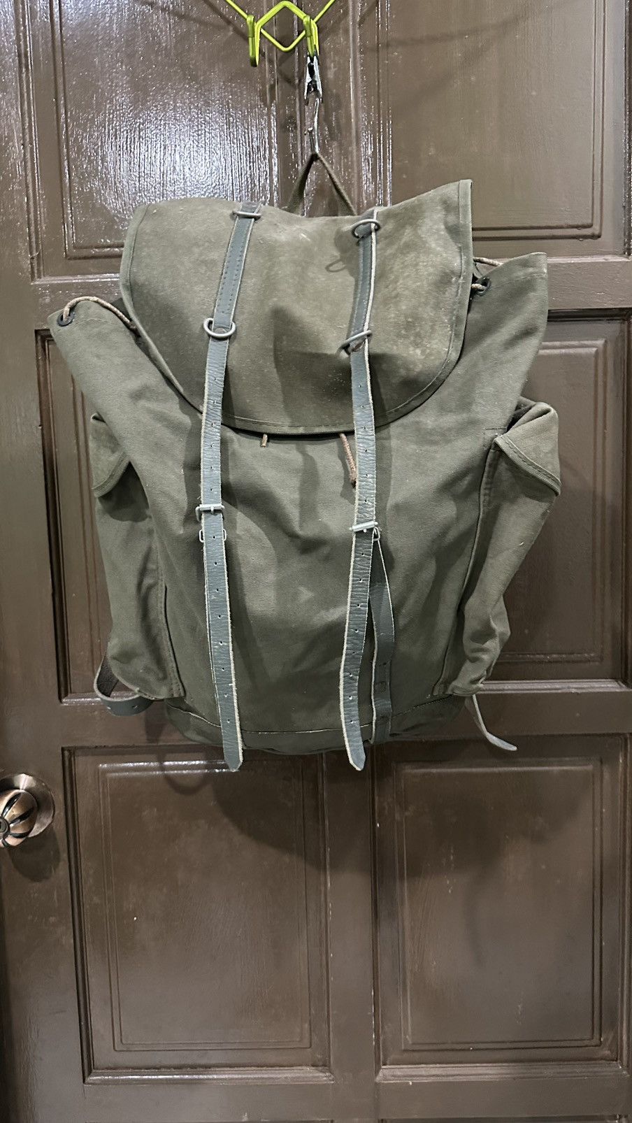 Army Of Me 🔥Rare🔥 1940s Deuter Augsburg Rucksack leather Backpack Size ONE SIZE - 1 Thumbnail