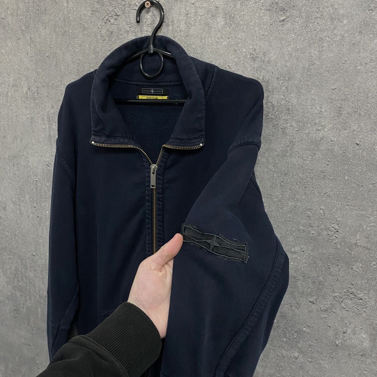 Stone Island Vintage Stone Island Denim Full Zip Hoodie Very Rare Size US XL / EU 56 / 4 - 5 Thumbnail