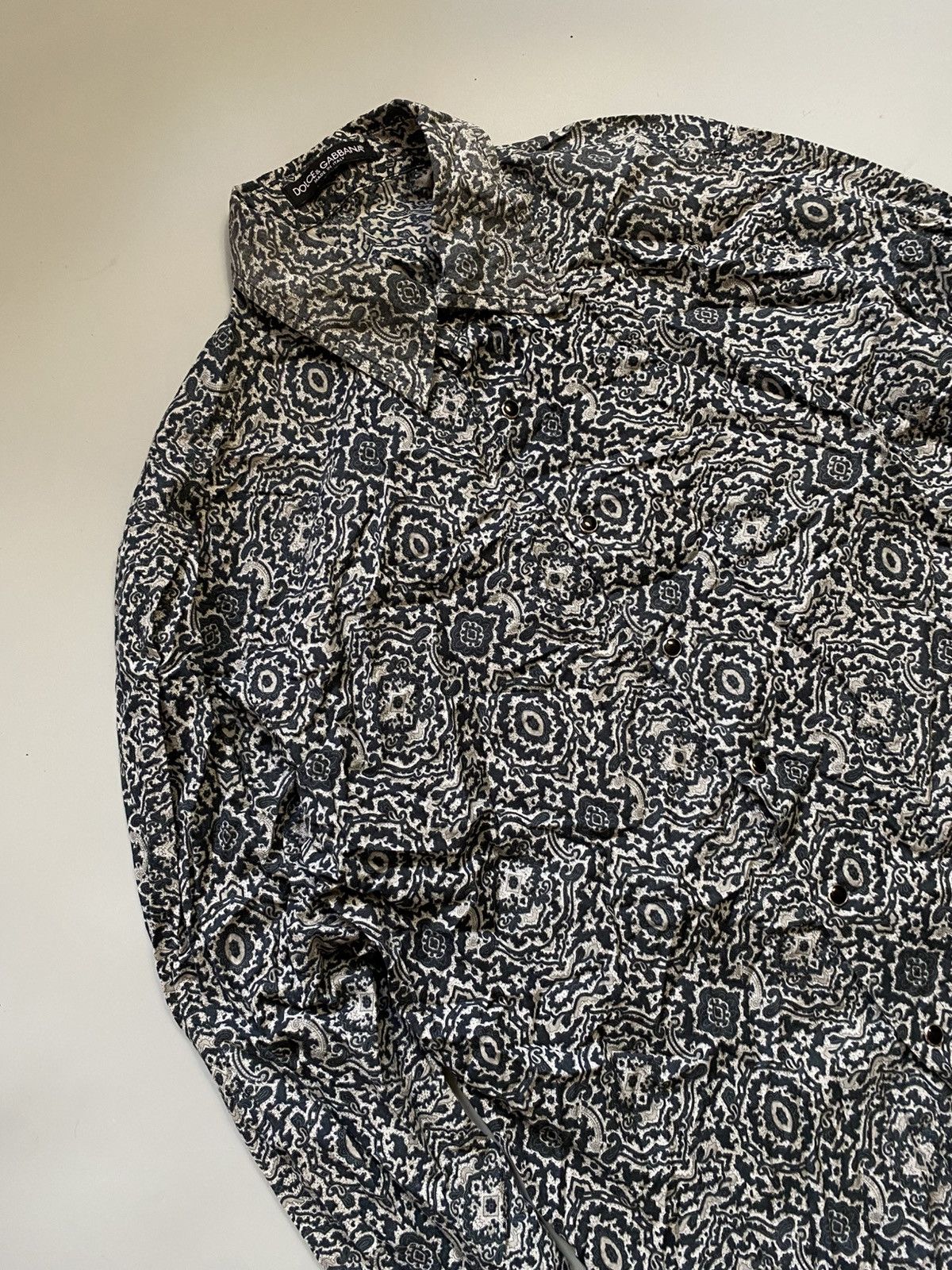Dolce & Gabbana Dolce & Gabbana painted shirt Size US M / EU 48-50 / 2 - 2 Thumbnail