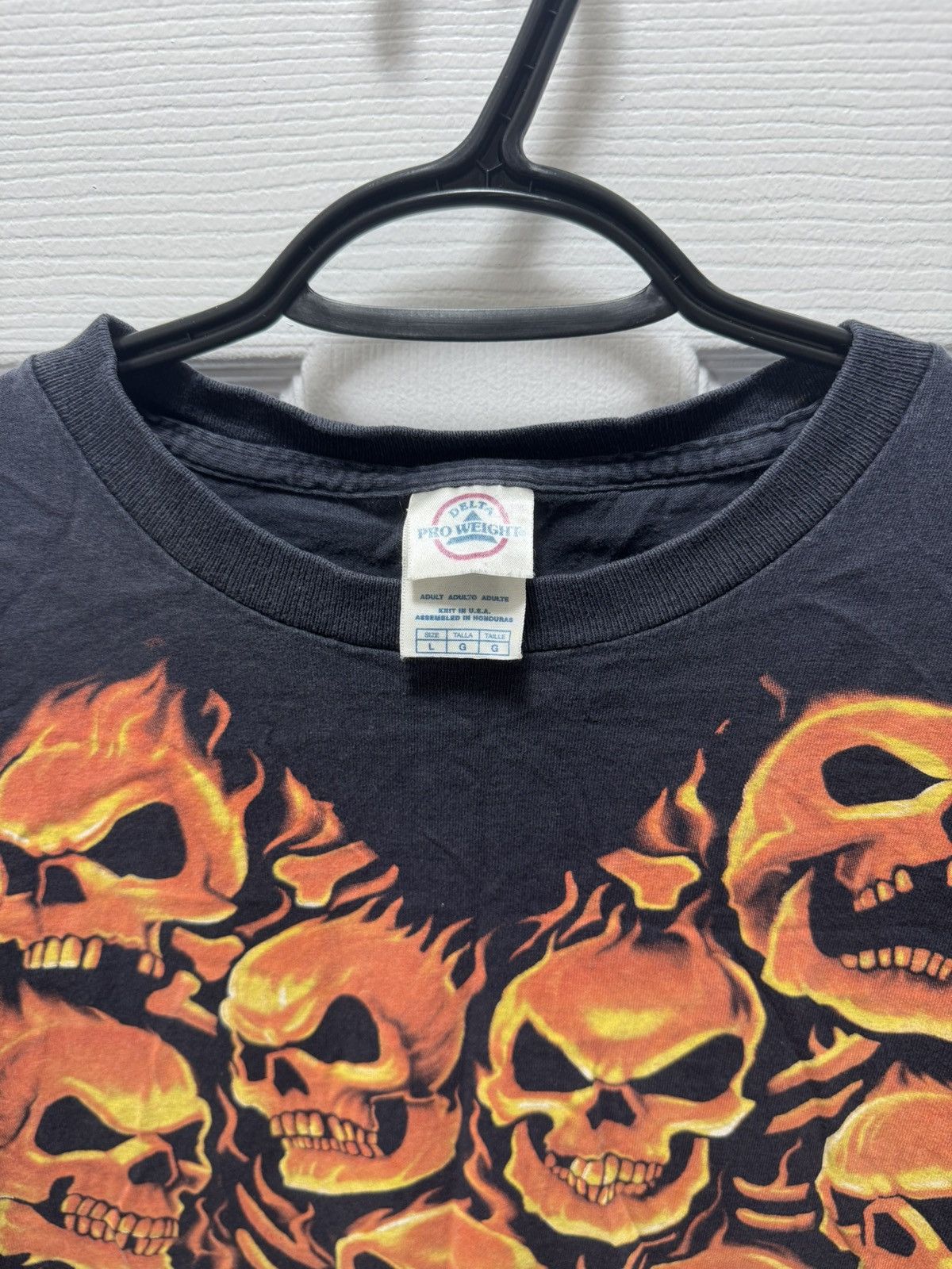 Delta × Vintage Pro Delta Weight Skull Pile Vintage Y2K Supreme Inspired Size US L / EU 52-54 / 3 - 3 Thumbnail