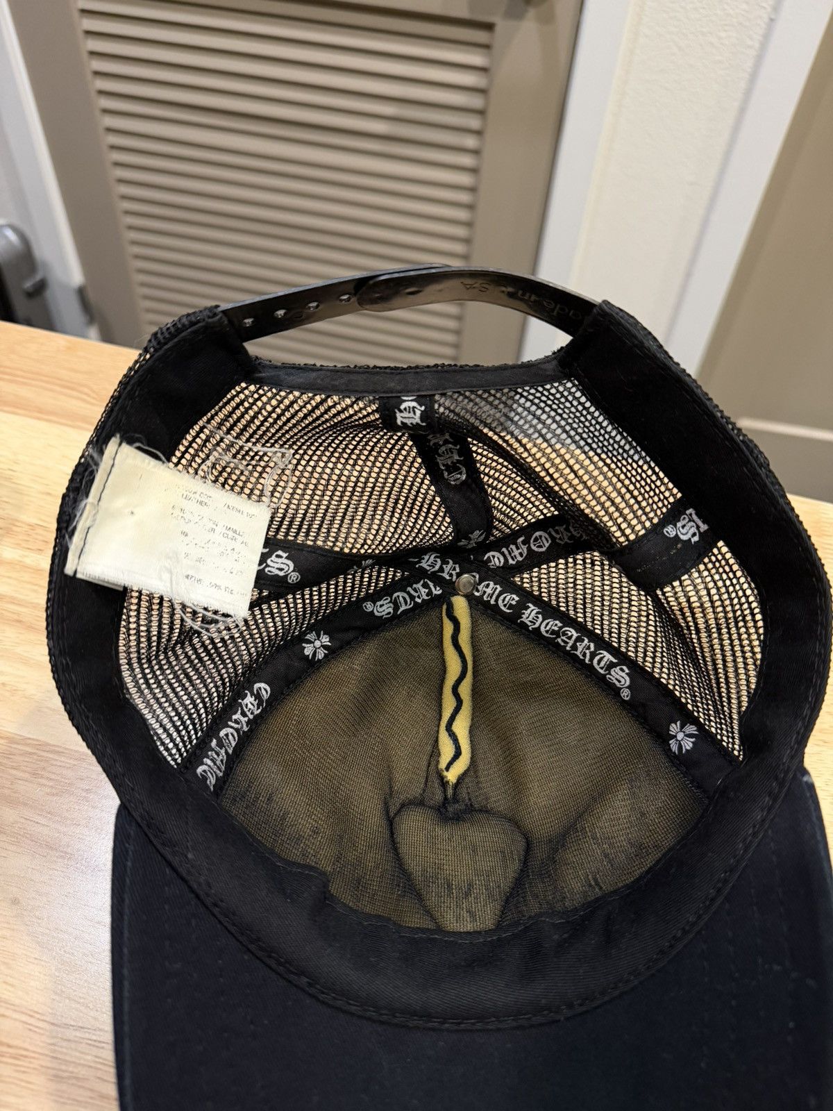 Chrome Hearts CH Matty Boy Leather Heart Patch Trucker Hat Size ONE SIZE - 5 Thumbnail