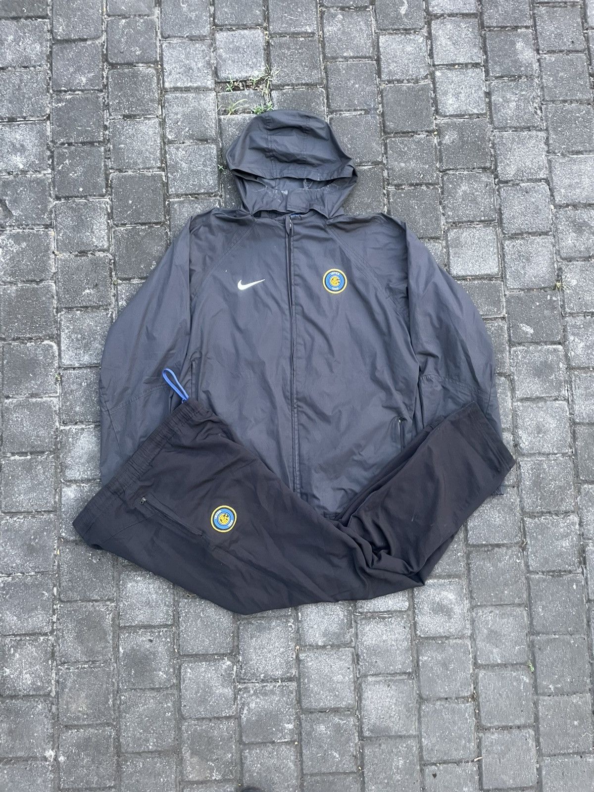 Nike Vintage Nike Intermilan Total 90 - Jacket & Pants Set Black Size US XL / EU 56 / 4 - 1 Thumbnail