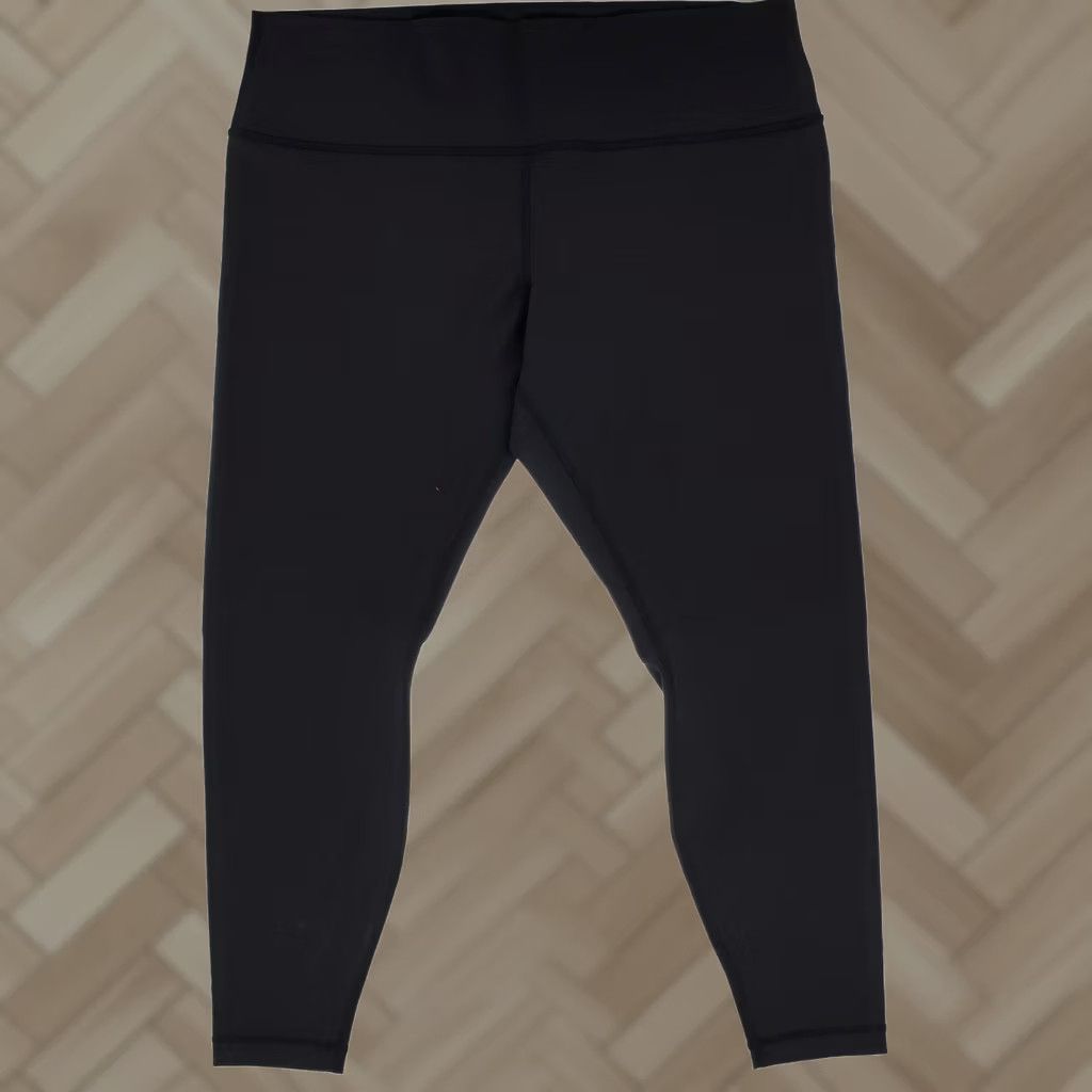 Lululemon Lululemon Wunder Under High Rise Leggings W5BJWS 28 in Luon Plus Size Black Women Slim Ankle Inseam 28" Workout Athleisure Size 42" / US 20 - 1 Thumbnail