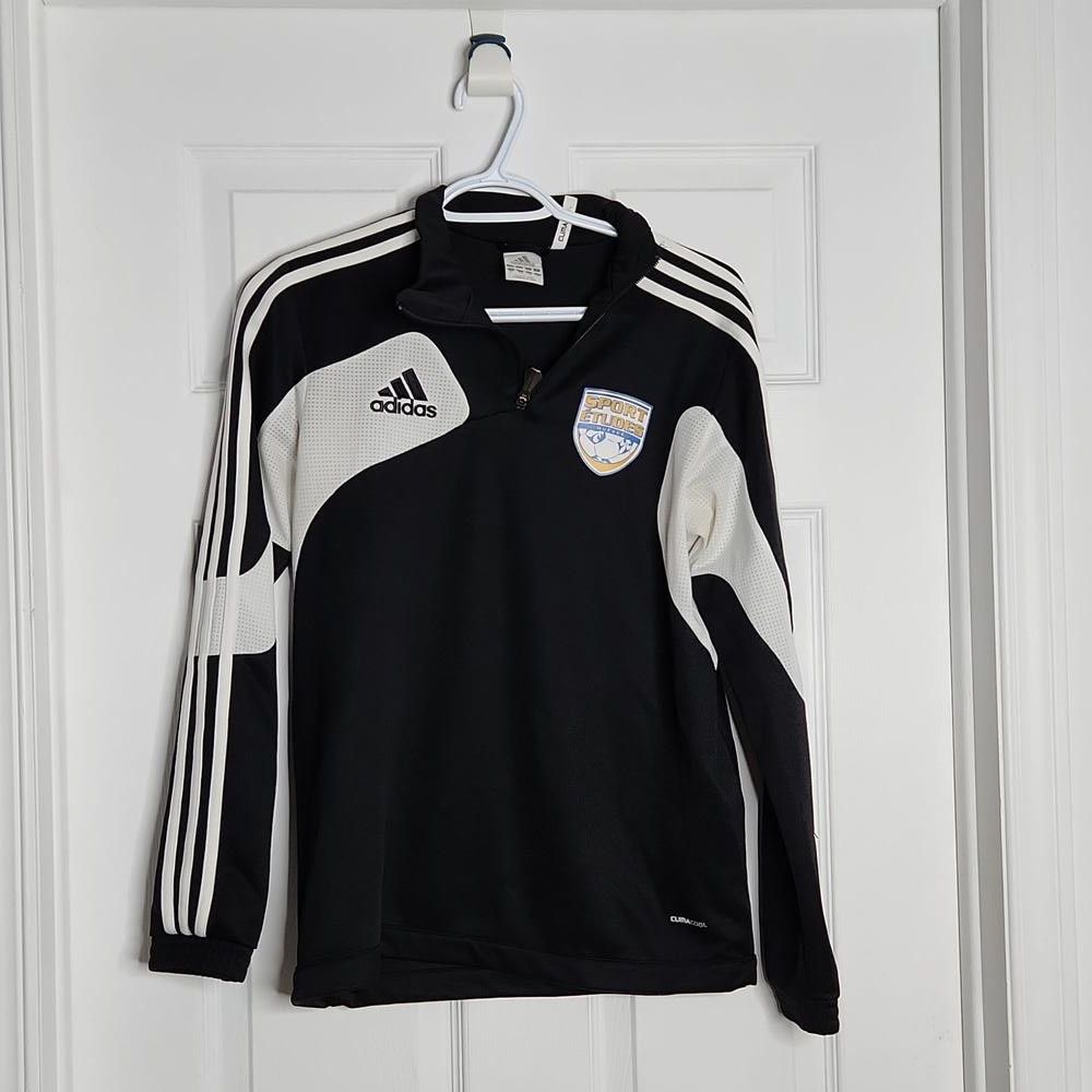 Adidas Adidas ClimaCool Zip Up Shirt College Logo Youth Large Size US L / EU 52-54 / 3 - 1 Thumbnail