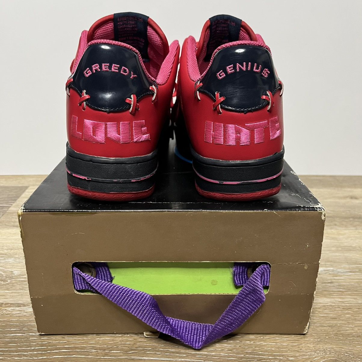 Greedy Genius × Vintage RARE y2k greedy genius love hate skate shoe Size US 10 / EU 43 - 5 Thumbnail