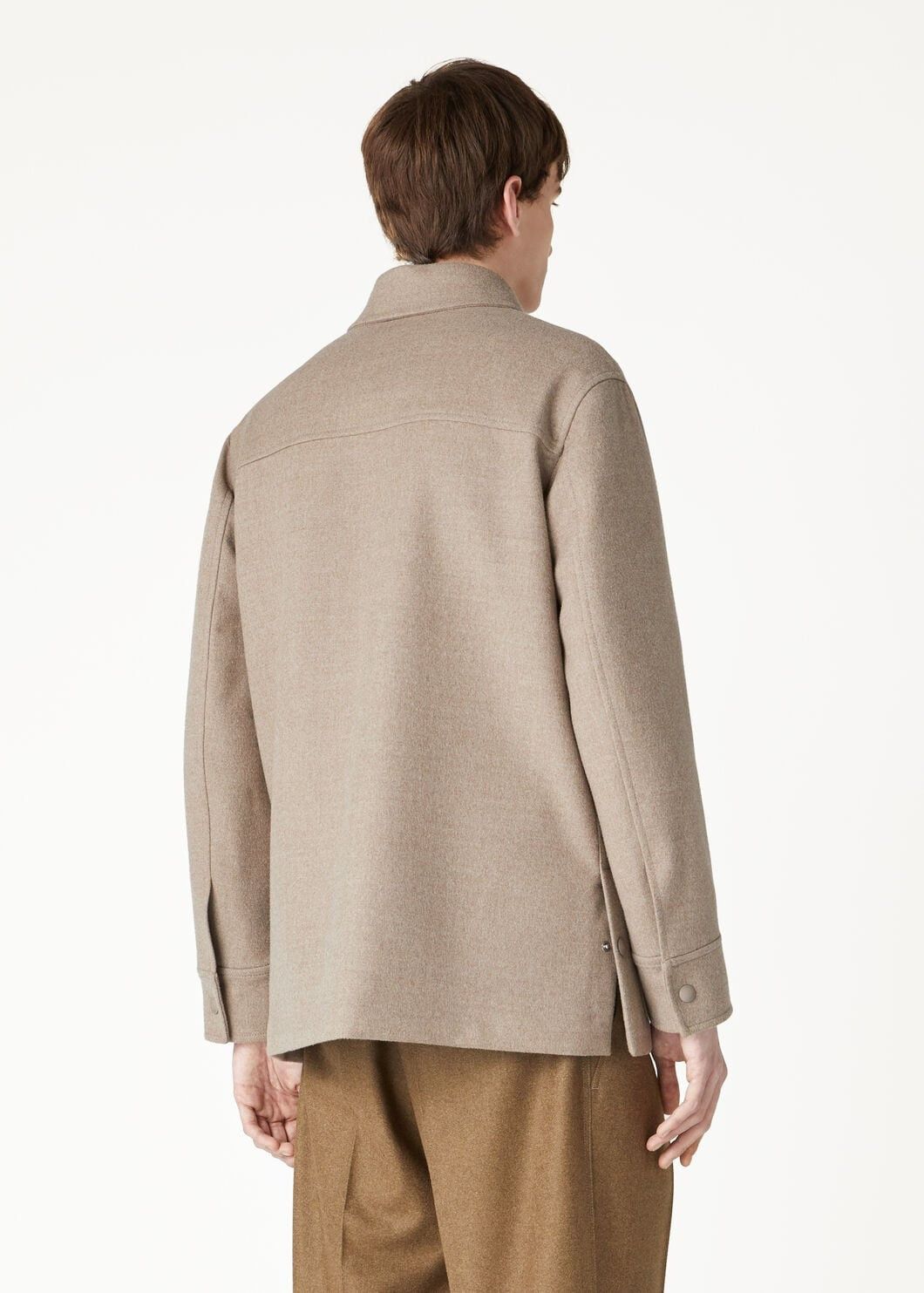 Loro Piana o1w1db10725 FAO3108 Darcy Overshirt in Beige Size US M / EU 48-50 / 2 - 5 Thumbnail