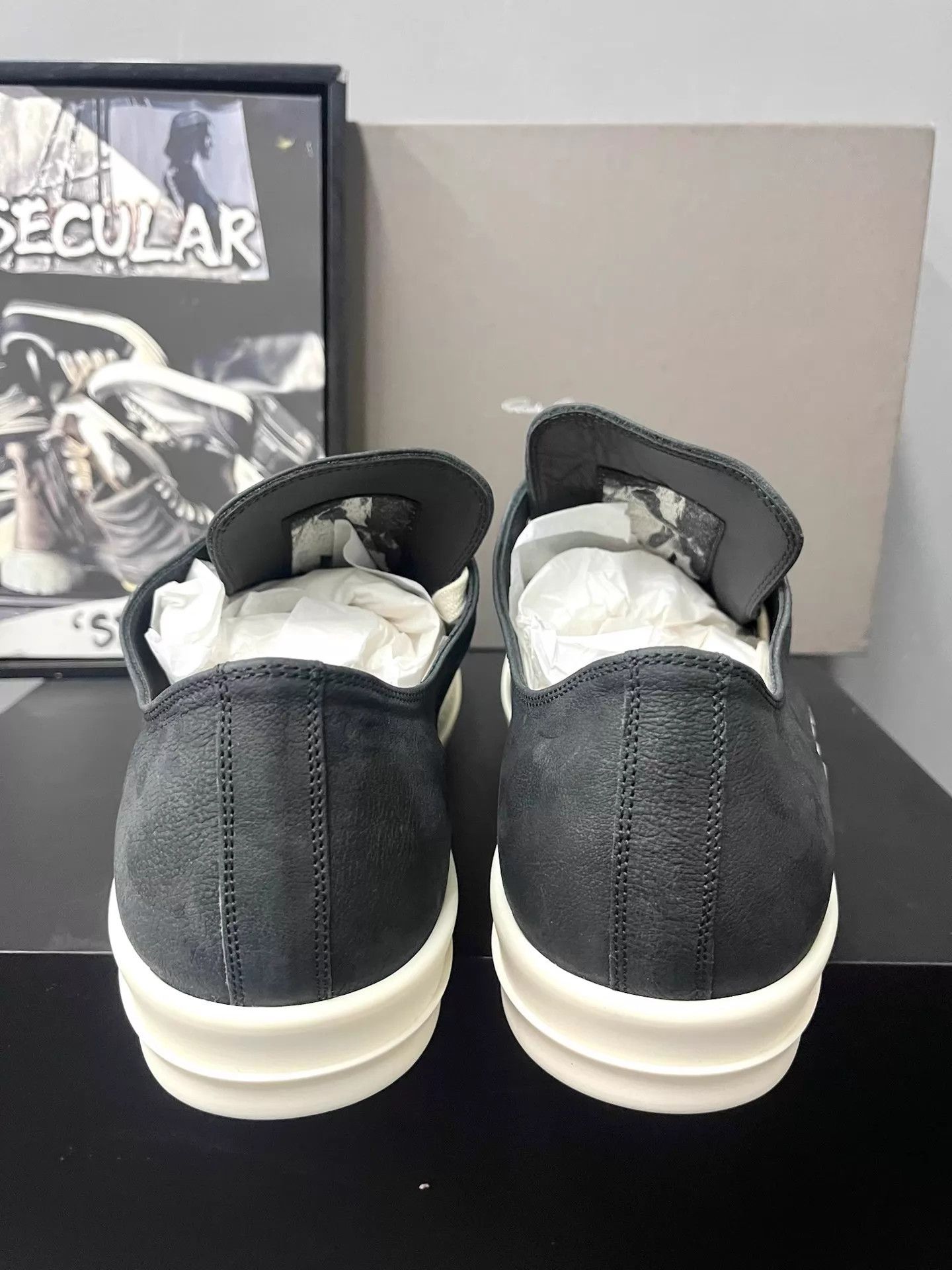 Rick Owens Rick Owens 26SS Mainline Low-Top Converse-Style Sneakers K34 Size US 7 / EU 40 - 6 Thumbnail