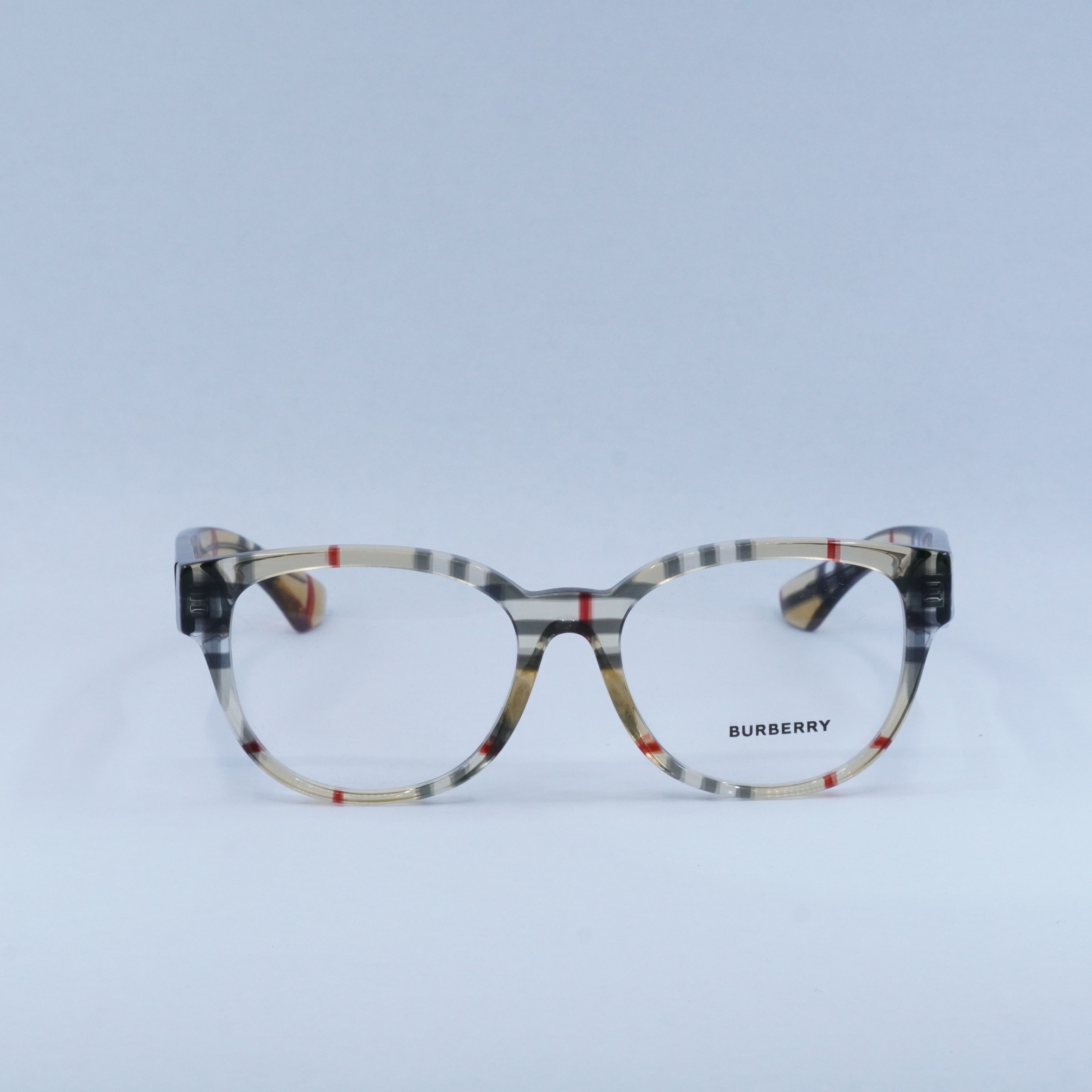 Burberry Burberry BE2410 4122 Eyeglasses Vintage Check 51mm Cat Eye Size ONE SIZE - 7 Thumbnail