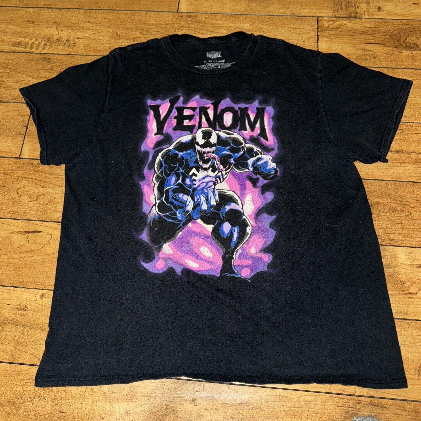 Marvel Comics Marvel Venom T-Shirt Black XL 22x27 Size US XL / EU 56 / 4 - 1 Thumbnail