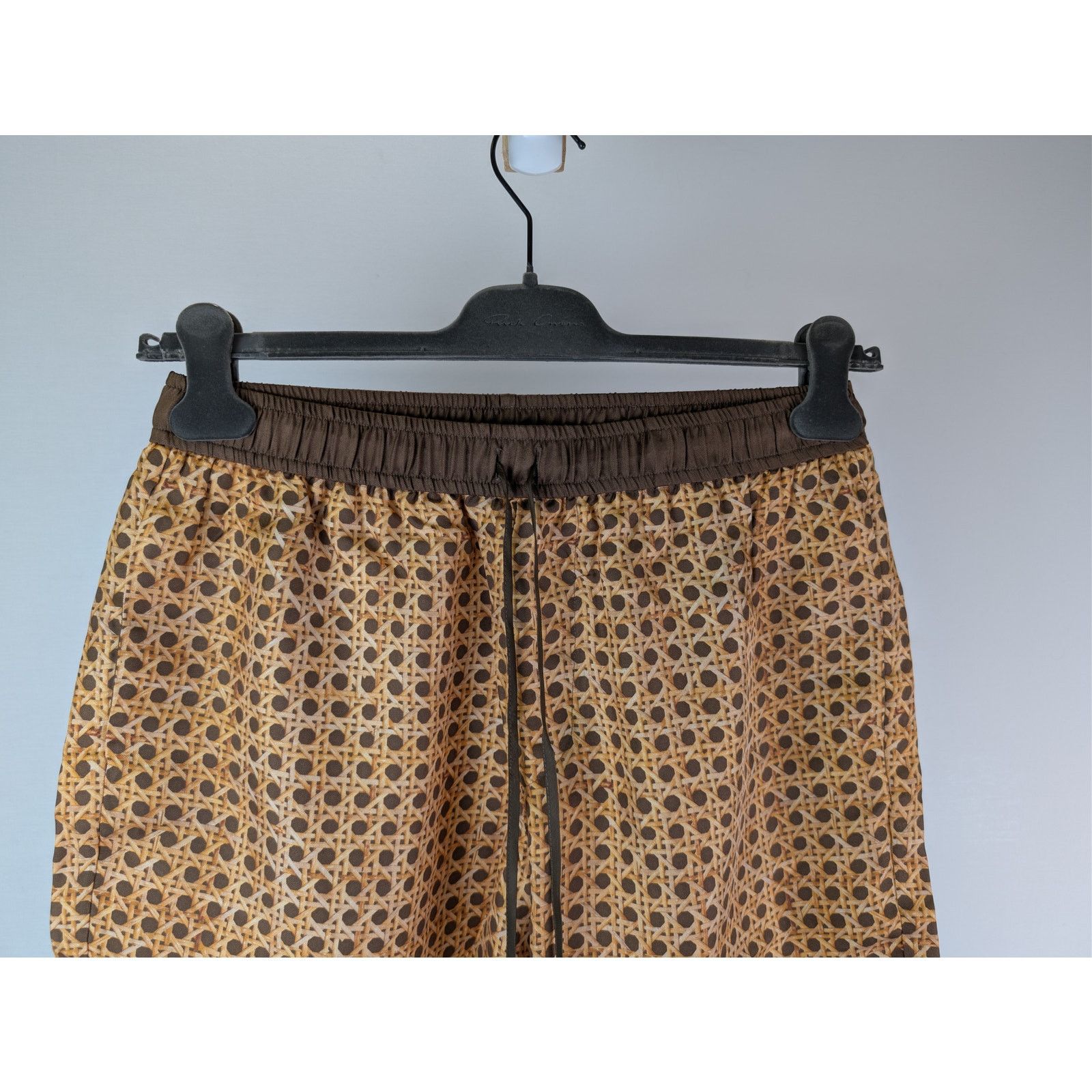 Amiri o1rshd1 Amiri Weave Pattern Silk Shorts in Brown Size US 32 / EU 48 - 3 Thumbnail