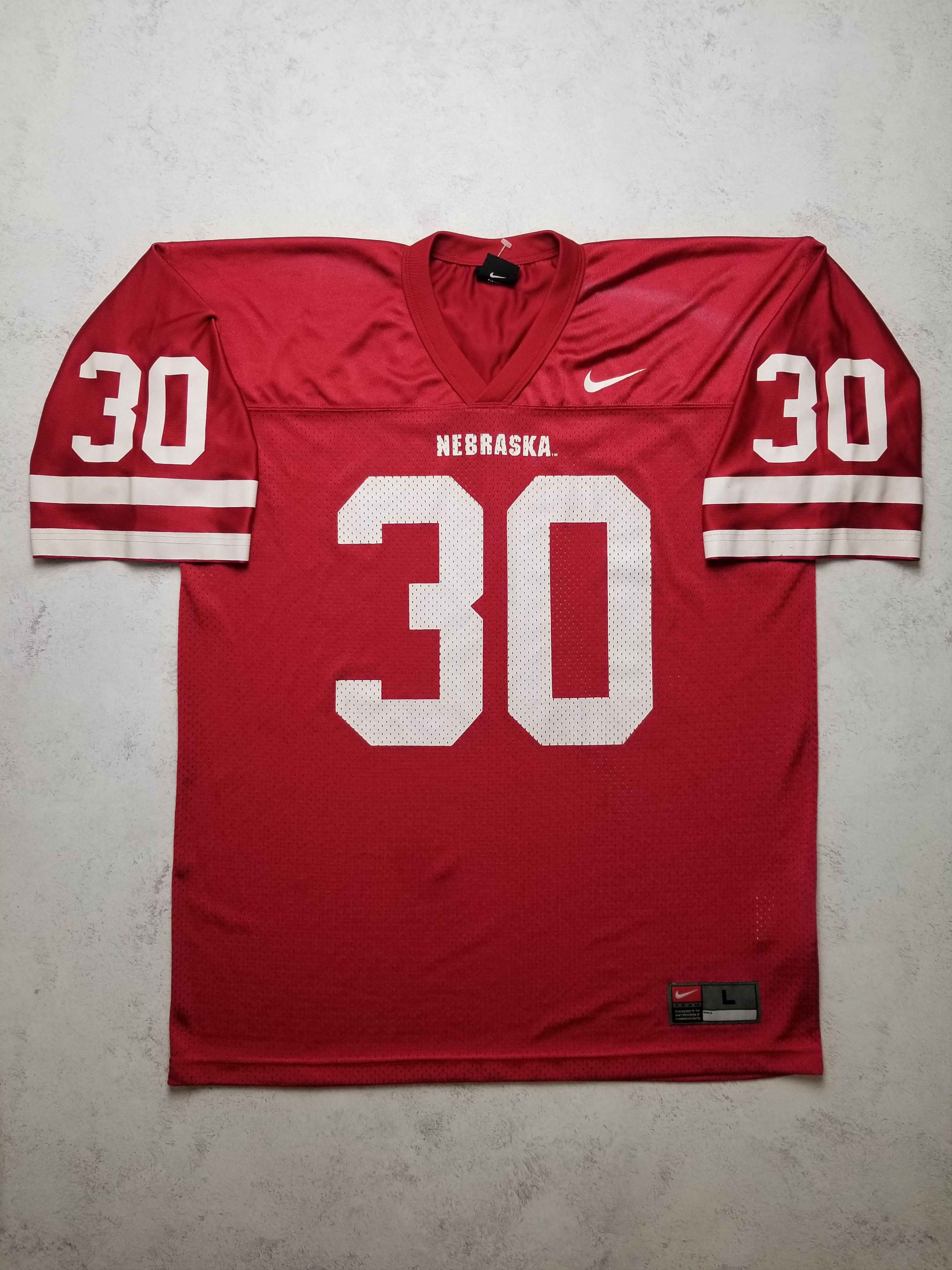 Nike Vintage Nike Nebraska Cornhuskers #30 NFL Jersey Size US L / EU 52-54 / 3 - 9 Thumbnail