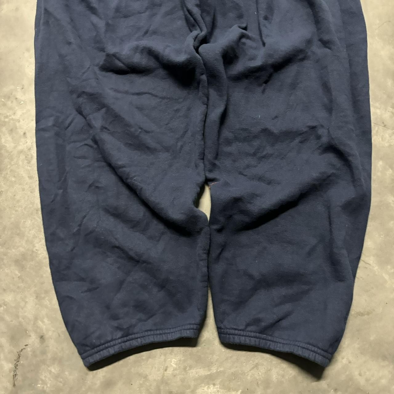 Japanese Brand × Vintage Crazy Vintage Y2K/2000s Navy Blue Skater Essential Sweatpants! Size US 32 / EU 48 - 5 Thumbnail