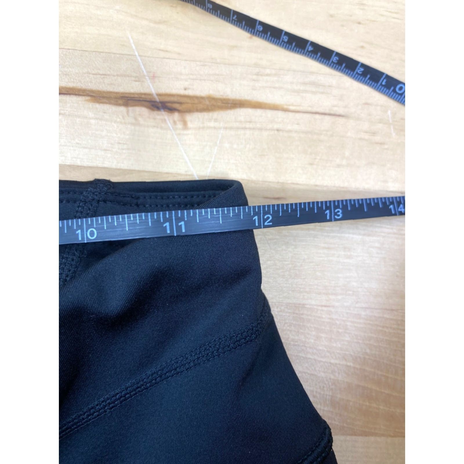 Athleta Athleta Leggings Capri Women S Black Geometric Yoga Casual Pull On Athletic Size 28" / US 6 / IT 42 - 6 Thumbnail