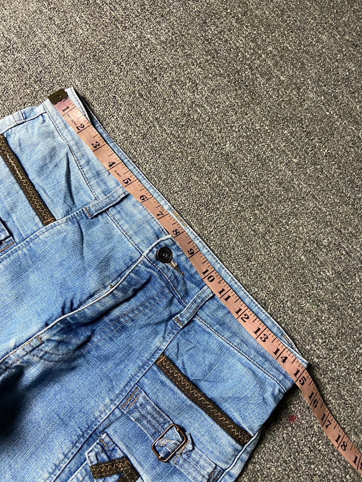 Japanese Brand Japanese Brand Denim Jeans with Vertical Seams (165) Size US 30 / EU 46 - 9 Thumbnail